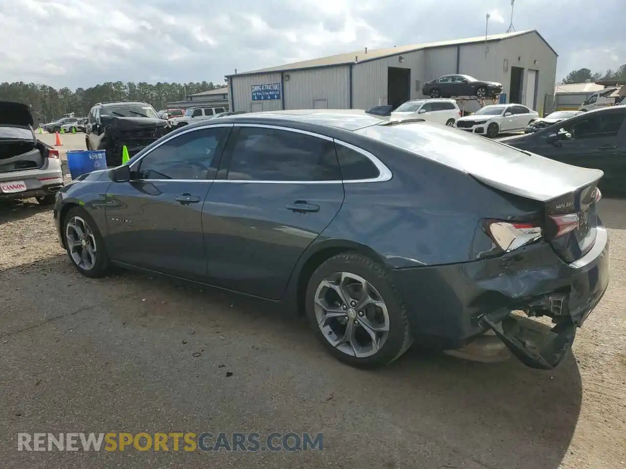 2 Photograph of a damaged car 1G1ZD5ST2MF010606 CHEVROLET MALIBU 2021