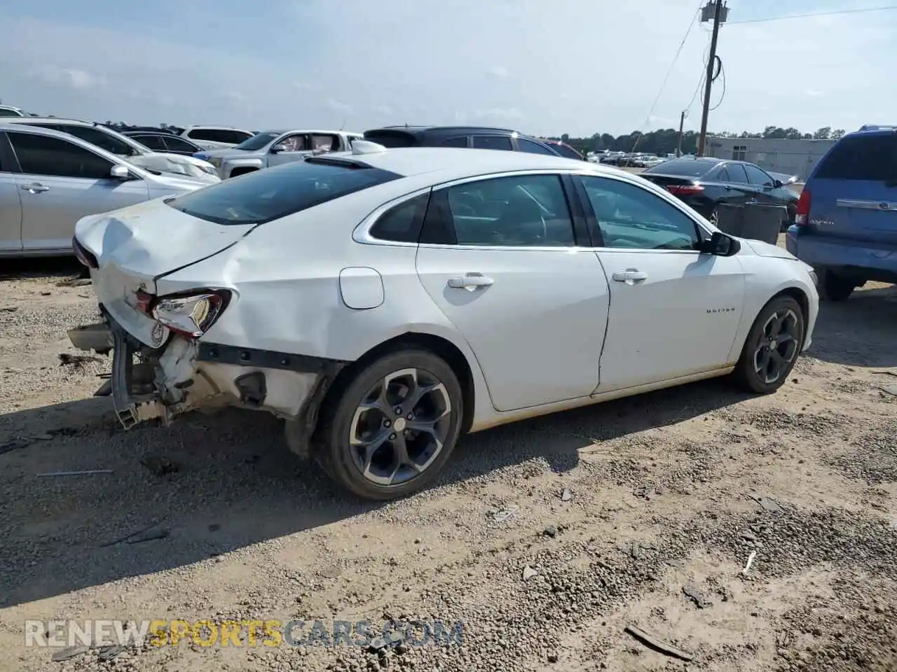 3 Фотография поврежденного автомобиля 1G1ZD5ST2MF016308 CHEVROLET MALIBU 2021