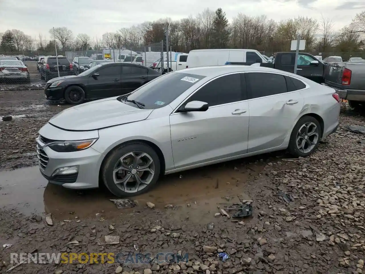 1 Photograph of a damaged car 1G1ZD5ST2MF021685 CHEVROLET MALIBU 2021