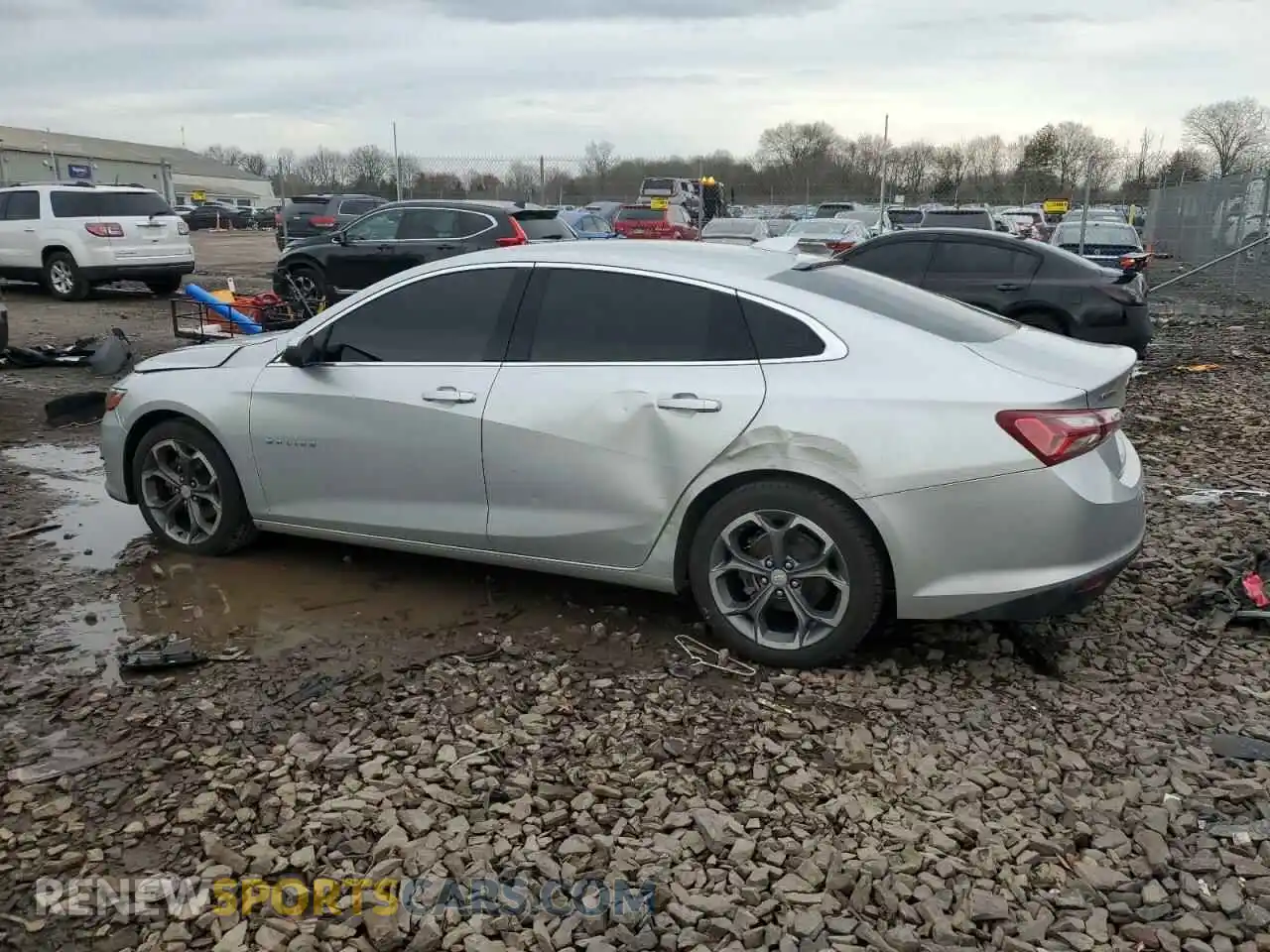 2 Photograph of a damaged car 1G1ZD5ST2MF021685 CHEVROLET MALIBU 2021