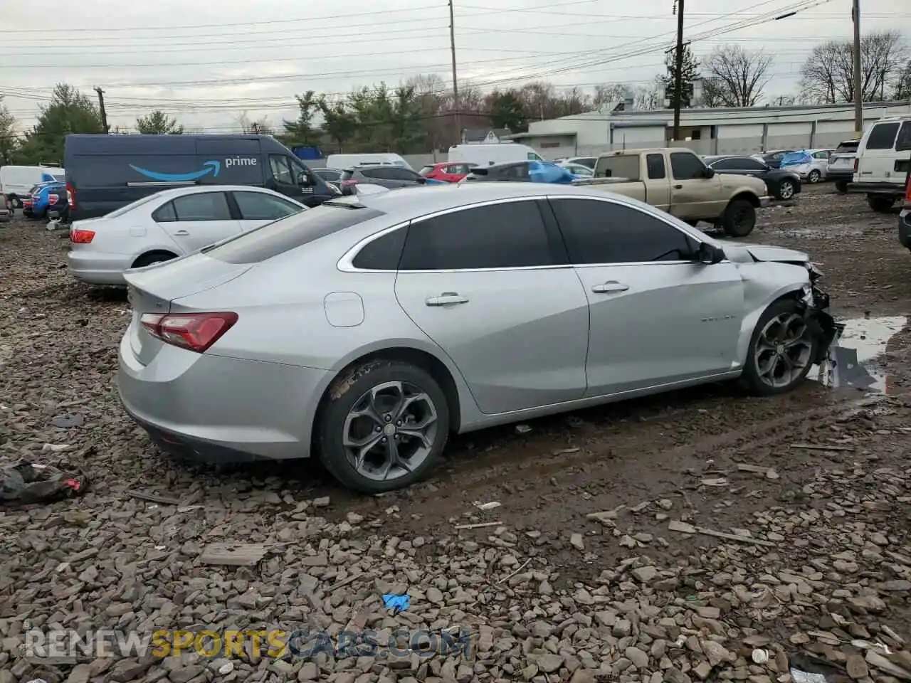 3 Photograph of a damaged car 1G1ZD5ST2MF021685 CHEVROLET MALIBU 2021