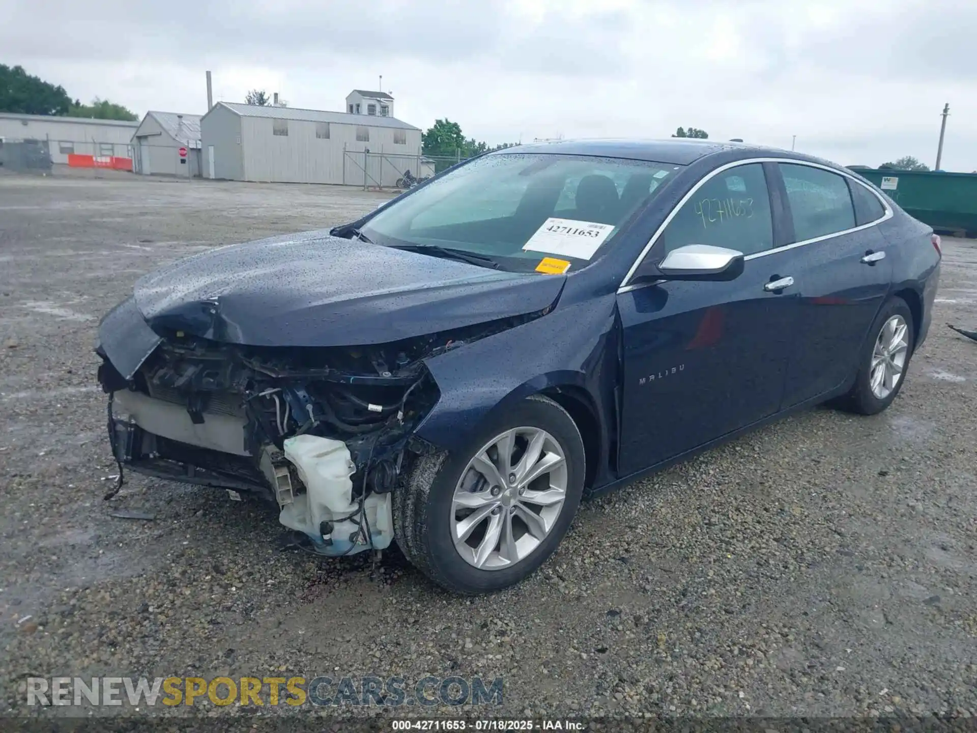 2 fotografías del automóvil dañado 1G1ZD5ST2MF024456 CHEVROLET MALIBU 2021