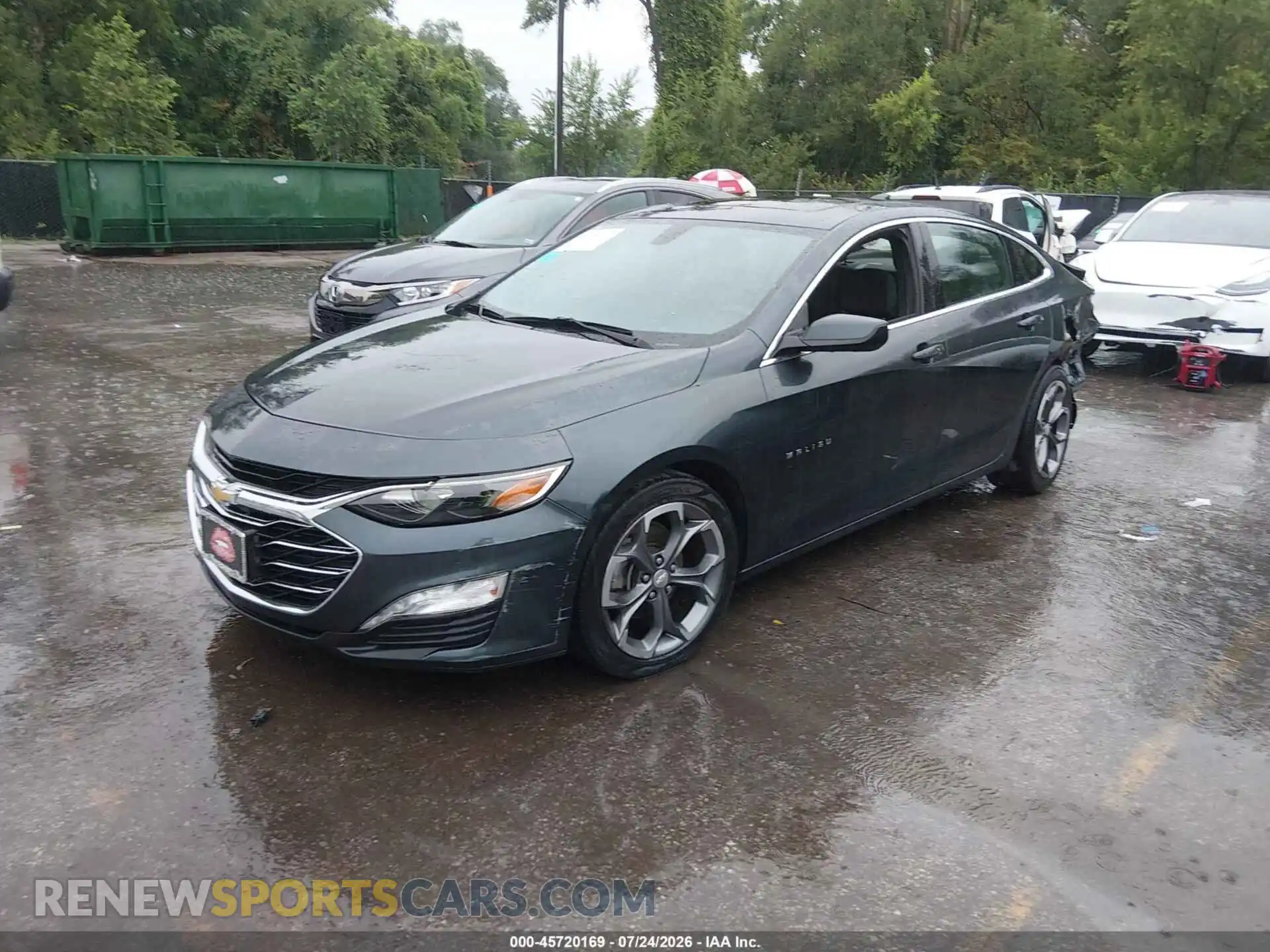 2 Фотография поврежденного автомобиля 1G1ZD5ST2MF028829 CHEVROLET MALIBU 2021