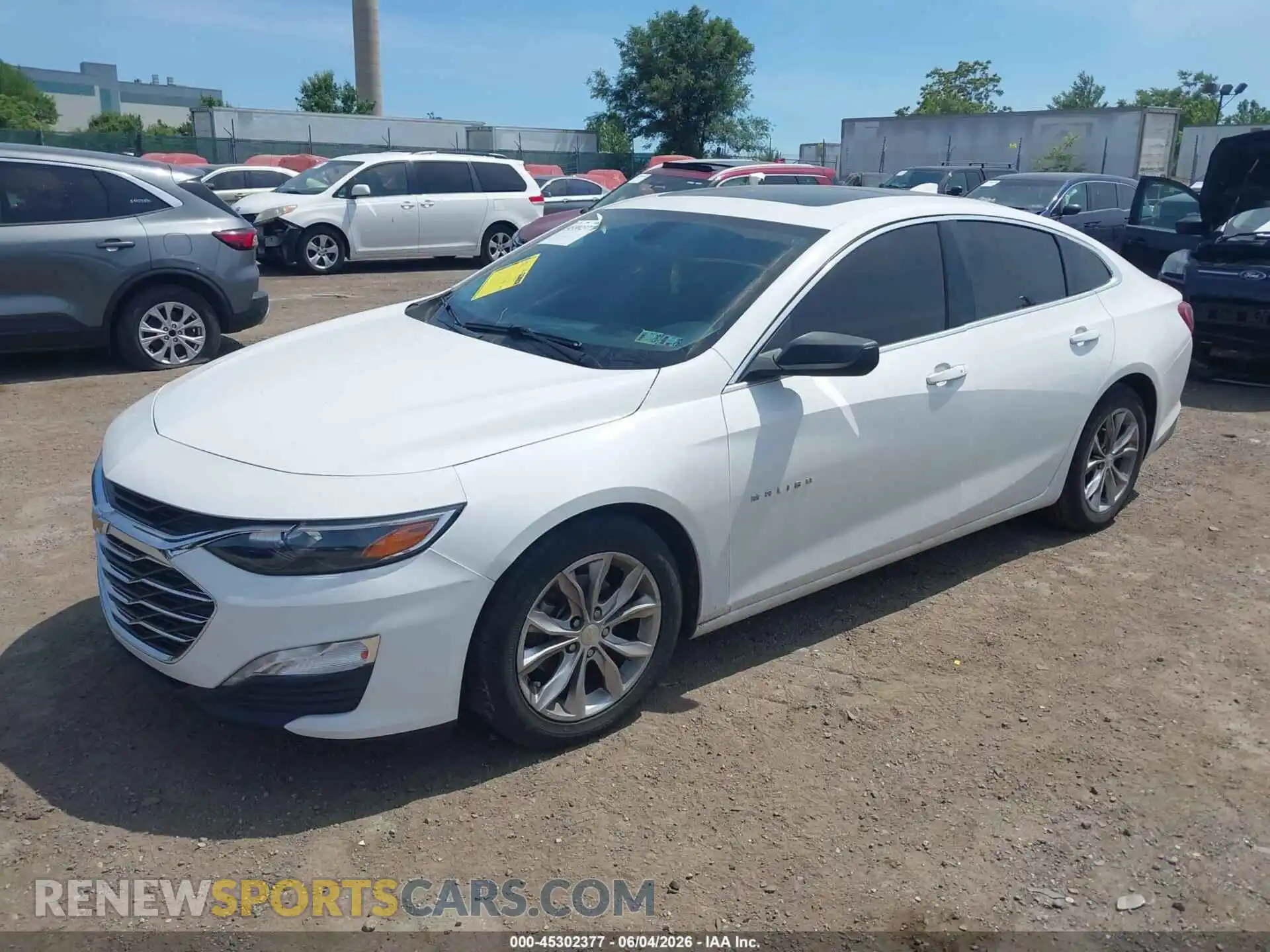 2 Photograph of a damaged car 1G1ZD5ST2MF030757 CHEVROLET MALIBU 2021