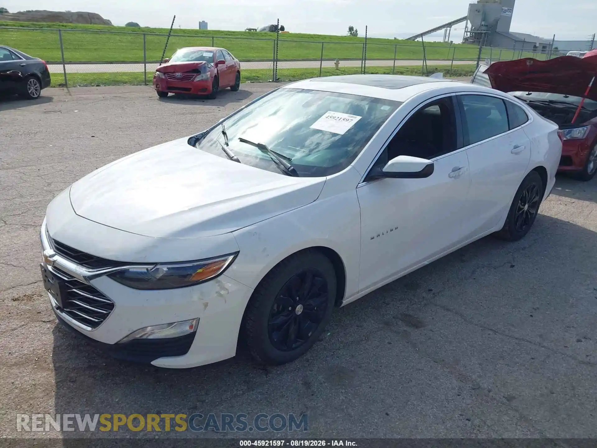 2 Photograph of a damaged car 1G1ZD5ST2MF053813 CHEVROLET MALIBU 2021