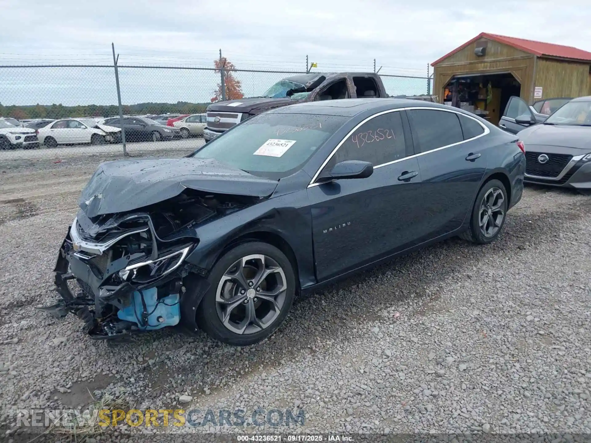 2 Photograph of a damaged car 1G1ZD5ST2MF062043 CHEVROLET MALIBU 2021