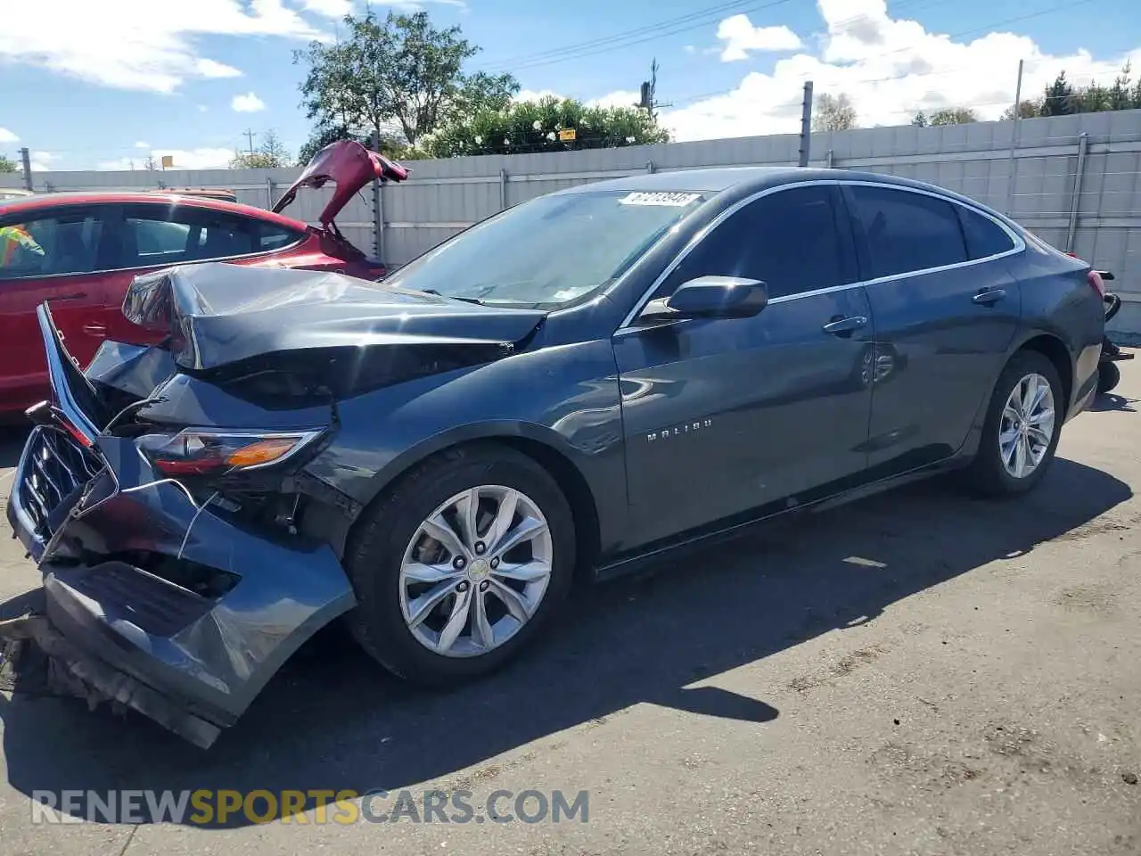 1 fotografías del automóvil dañado 1G1ZD5ST2MF067825 CHEVROLET MALIBU 2021