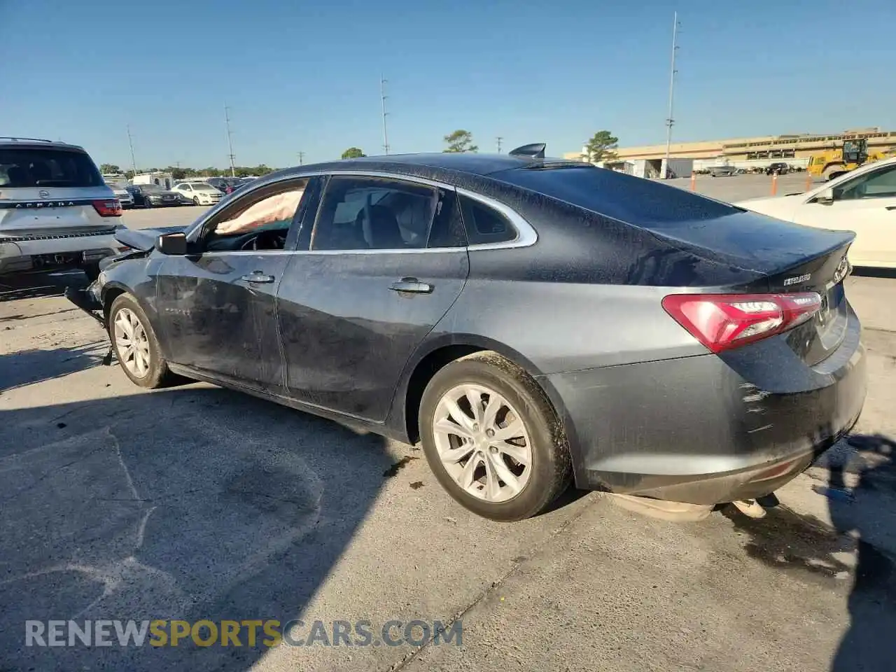 2 Photograph of a damaged car 1G1ZD5ST2MF069025 CHEVROLET MALIBU 2021