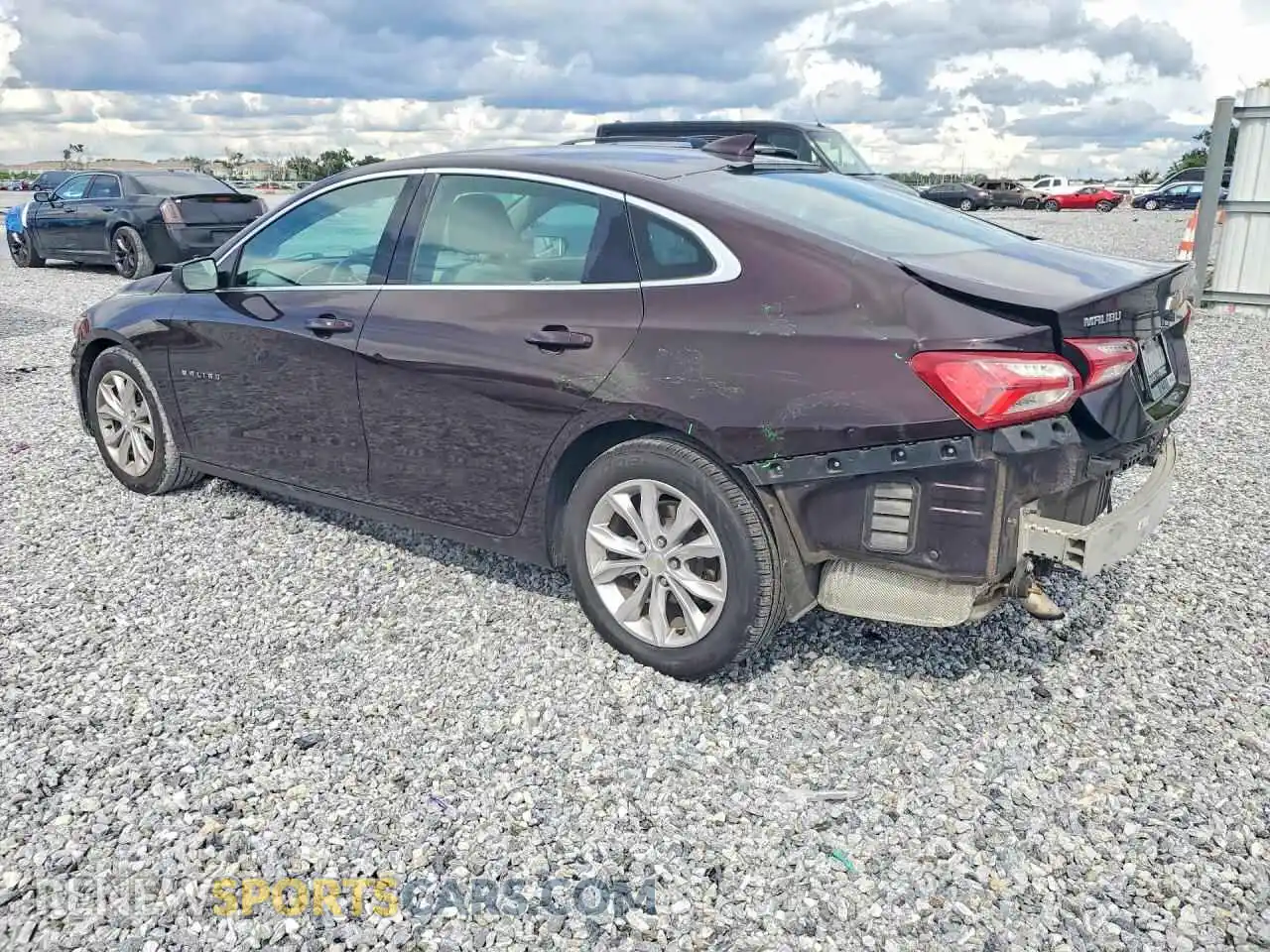 2 Photograph of a damaged car 1G1ZD5ST2MF069090 CHEVROLET MALIBU 2021