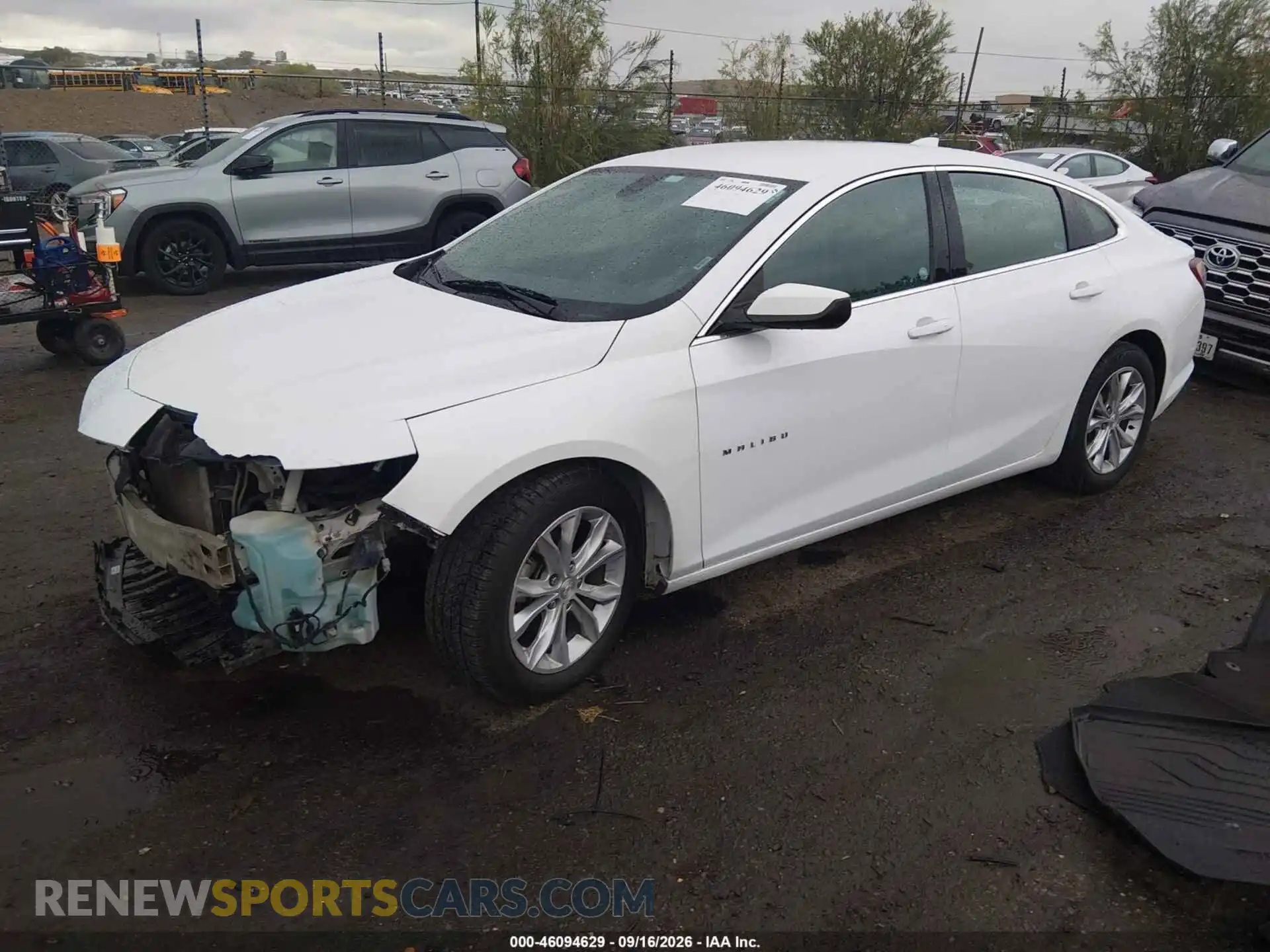 2 Photograph of a damaged car 1G1ZD5ST2MF070854 CHEVROLET MALIBU 2021