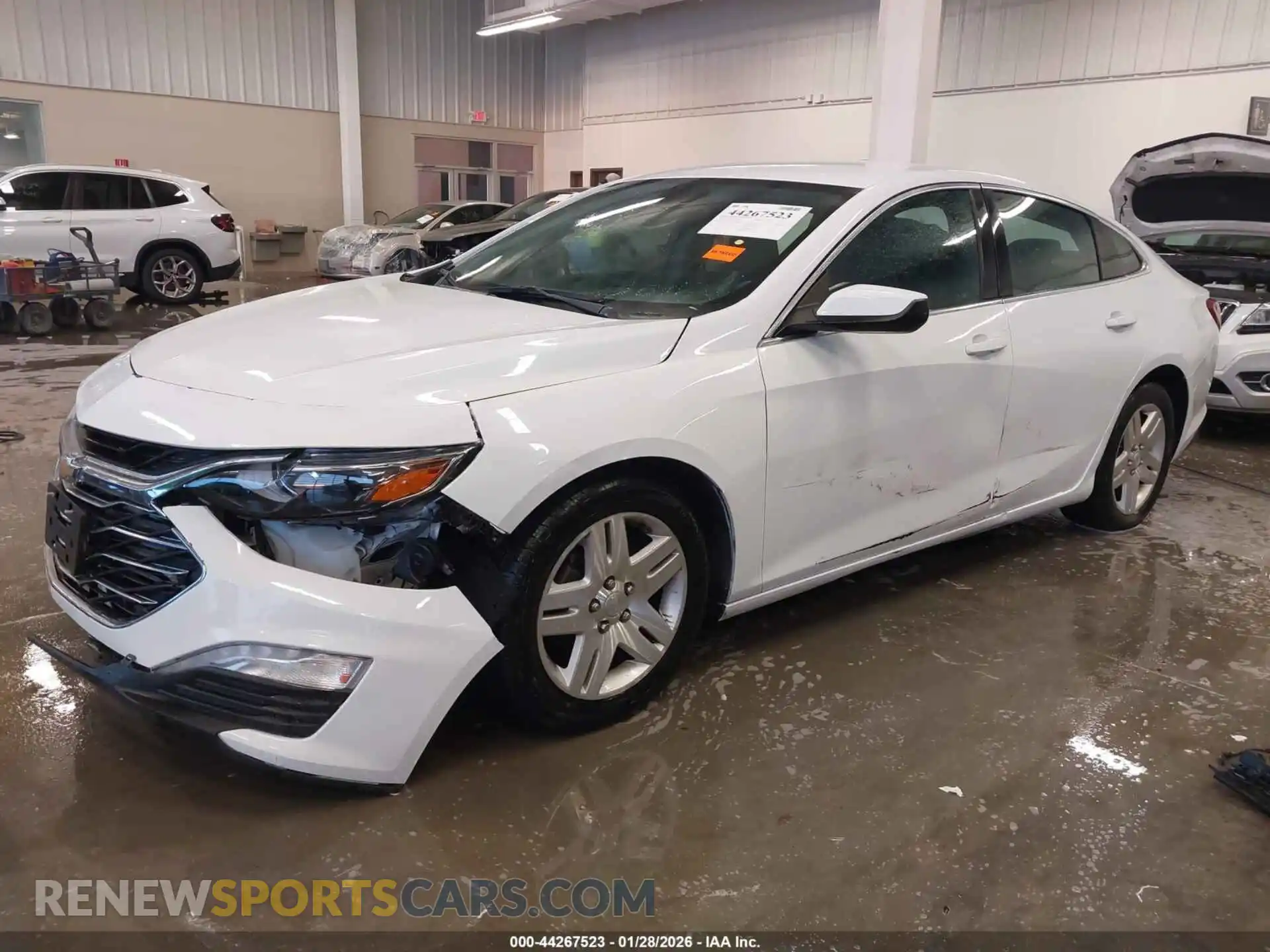 2 Photograph of a damaged car 1G1ZD5ST2MF071065 CHEVROLET MALIBU 2021