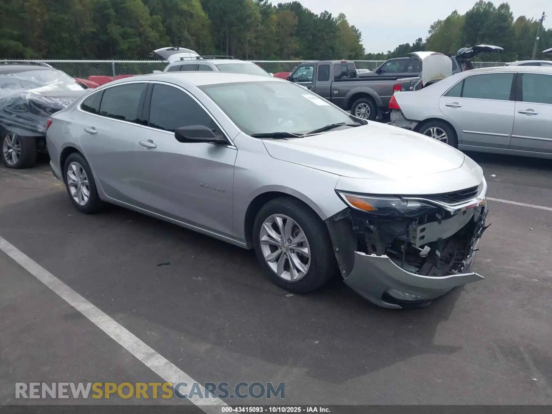 1 Photograph of a damaged car 1G1ZD5ST2MF072085 CHEVROLET MALIBU 2021