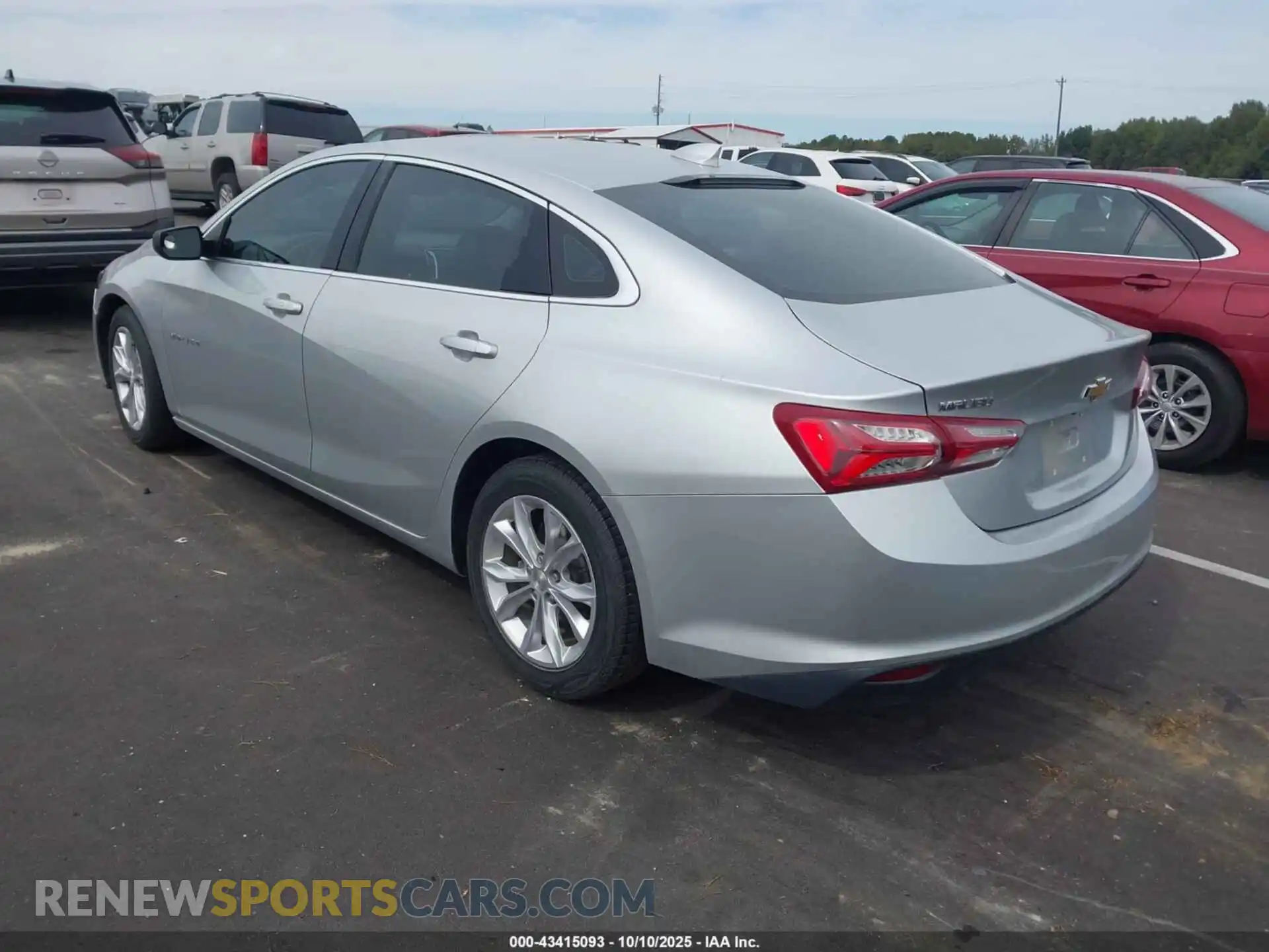 3 Photograph of a damaged car 1G1ZD5ST2MF072085 CHEVROLET MALIBU 2021