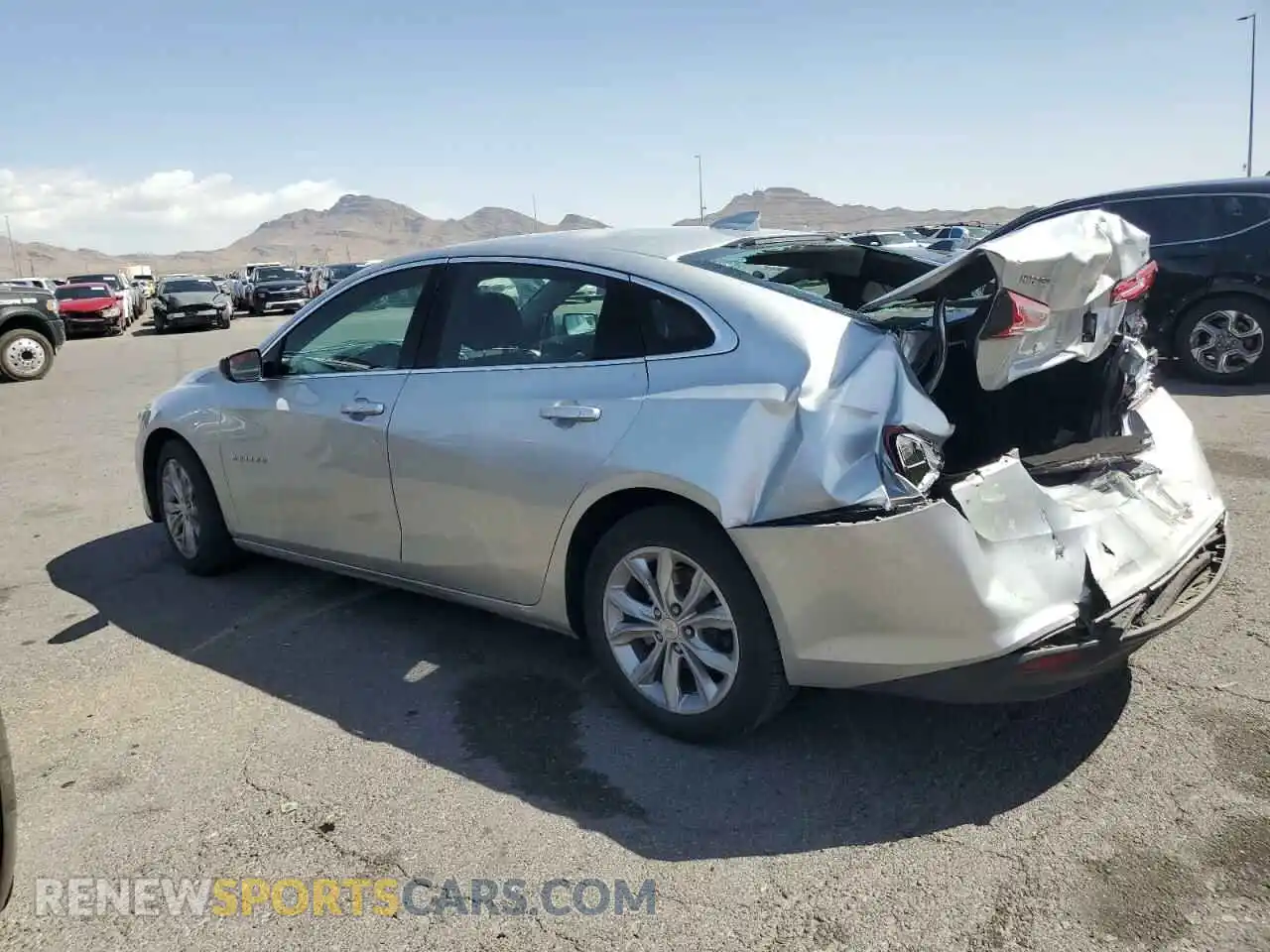 2 Photograph of a damaged car 1G1ZD5ST2MF072250 CHEVROLET MALIBU 2021