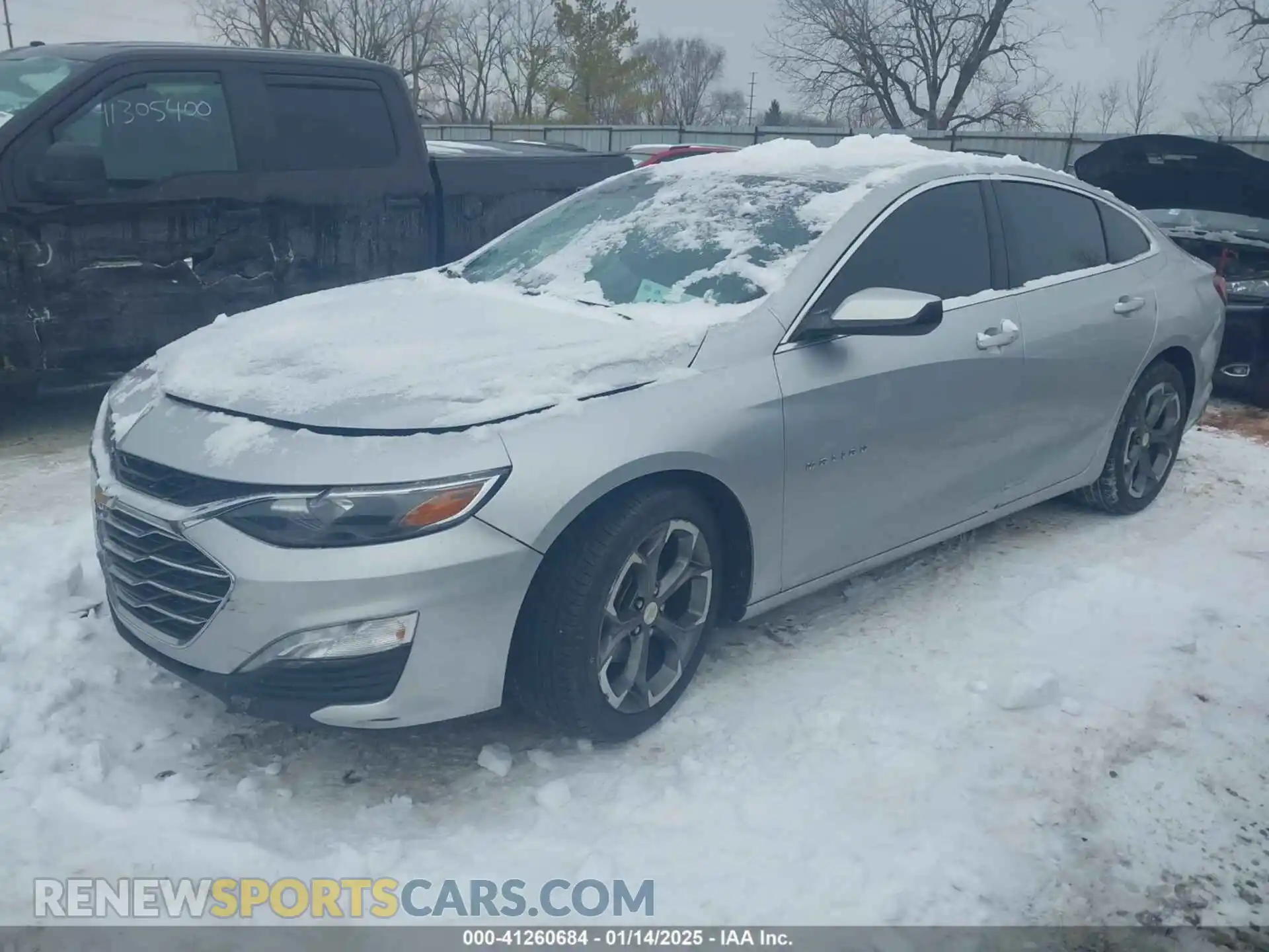 2 Photograph of a damaged car 1G1ZD5ST2MF073656 CHEVROLET MALIBU 2021