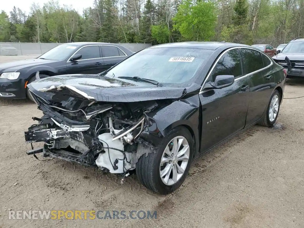 1 Photograph of a damaged car 1G1ZD5ST2MF074290 CHEVROLET MALIBU 2021