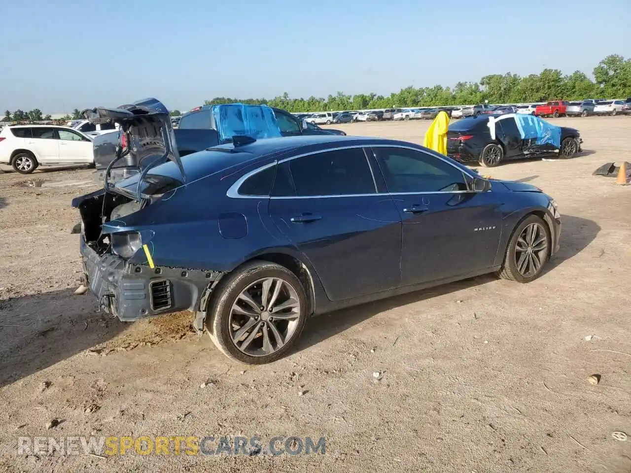 3 Фотография поврежденного автомобиля 1G1ZD5ST2MF075164 CHEVROLET MALIBU 2021