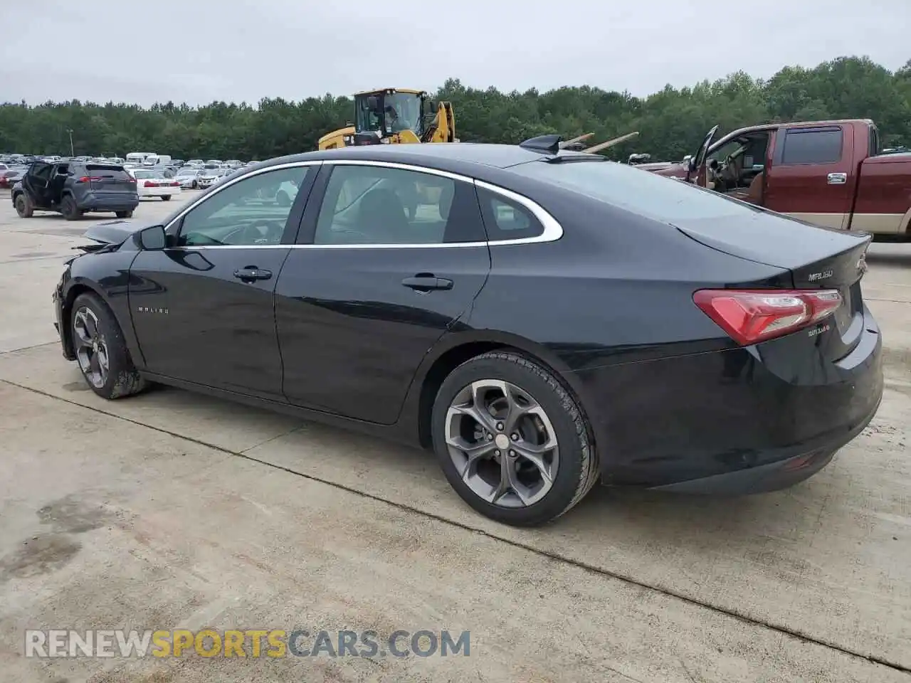 2 fotografías del automóvil dañado 1G1ZD5ST2MF077058 CHEVROLET MALIBU 2021