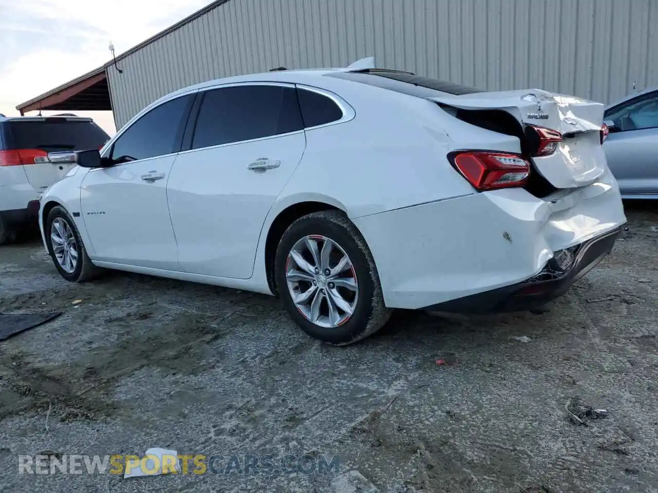 2 Photograph of a damaged car 1G1ZD5ST3MF005544 CHEVROLET MALIBU 2021