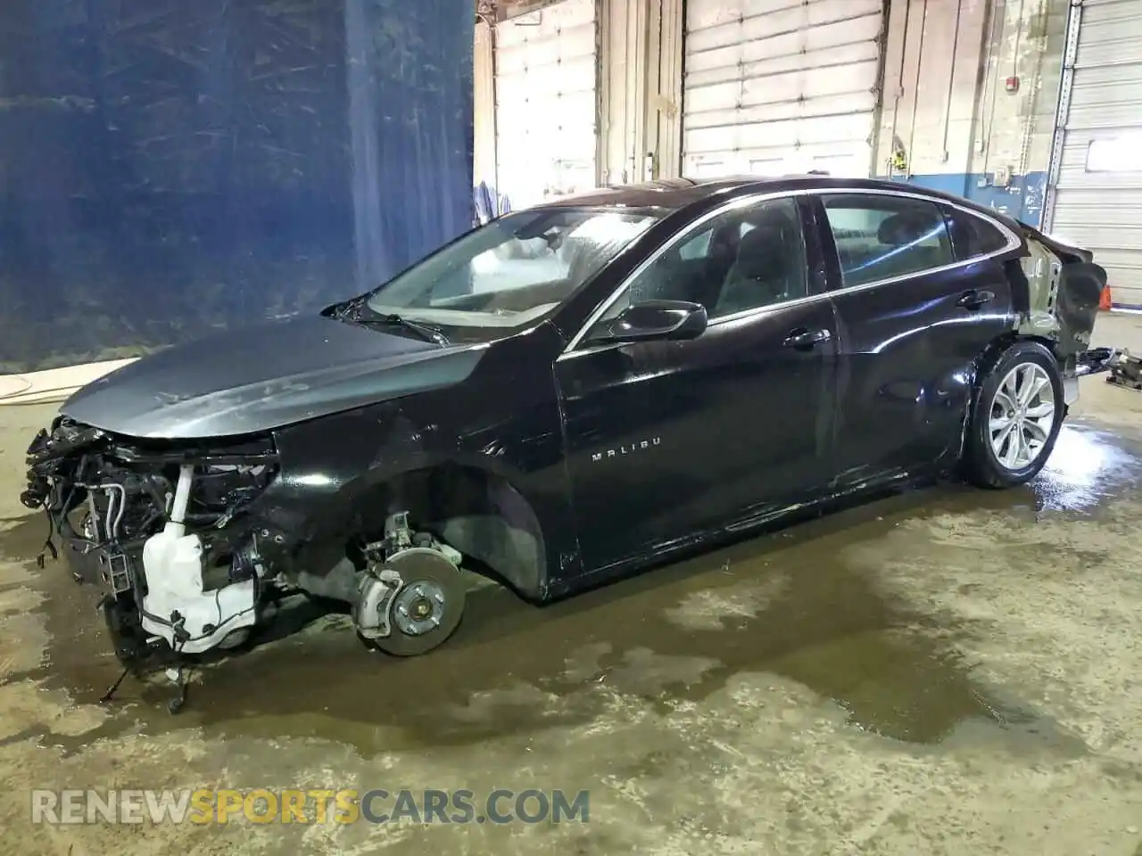 1 Photograph of a damaged car 1G1ZD5ST3MF032808 CHEVROLET MALIBU 2021
