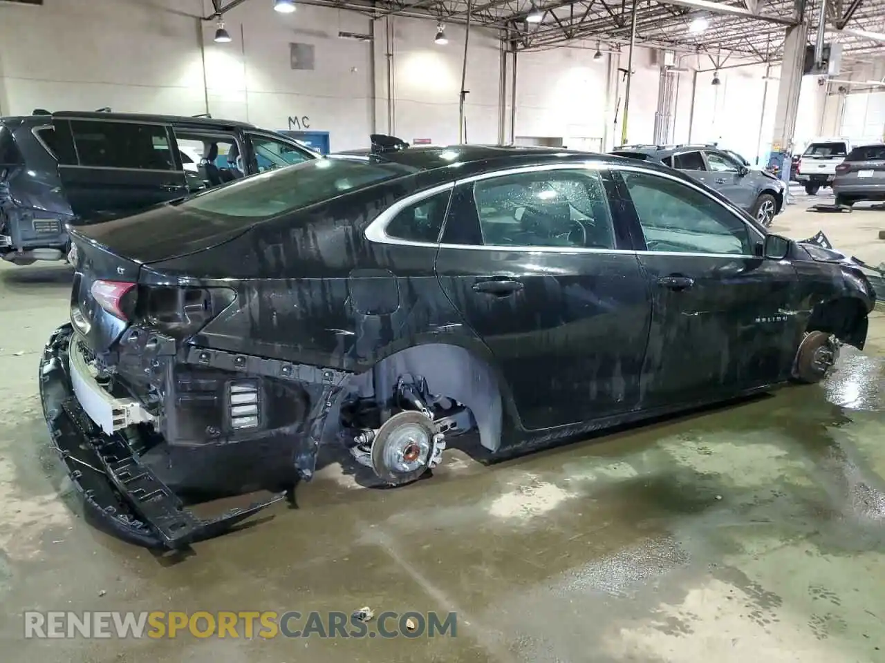 3 Photograph of a damaged car 1G1ZD5ST3MF032808 CHEVROLET MALIBU 2021