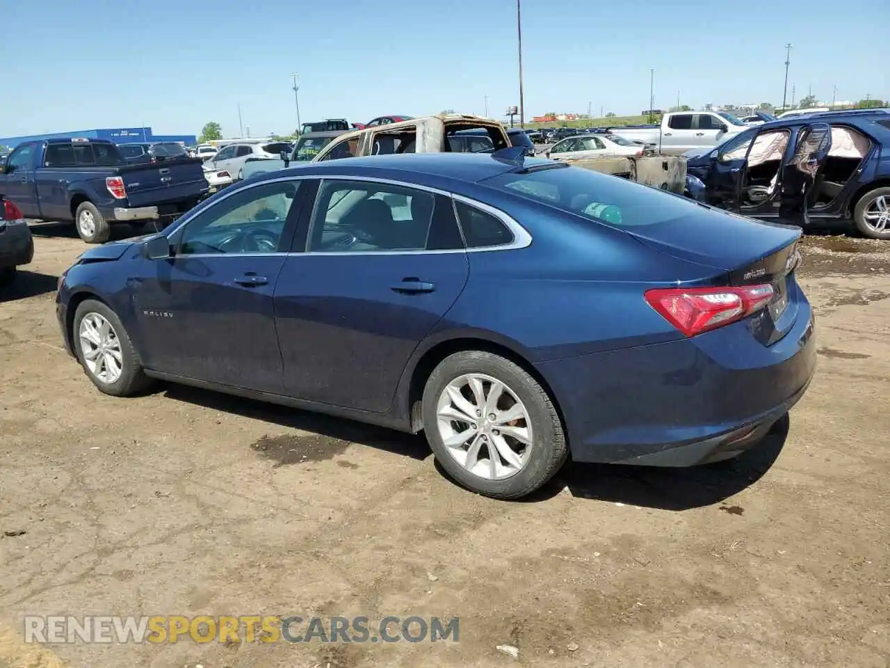 2 Фотография поврежденного автомобиля 1G1ZD5ST3MF059247 CHEVROLET MALIBU 2021