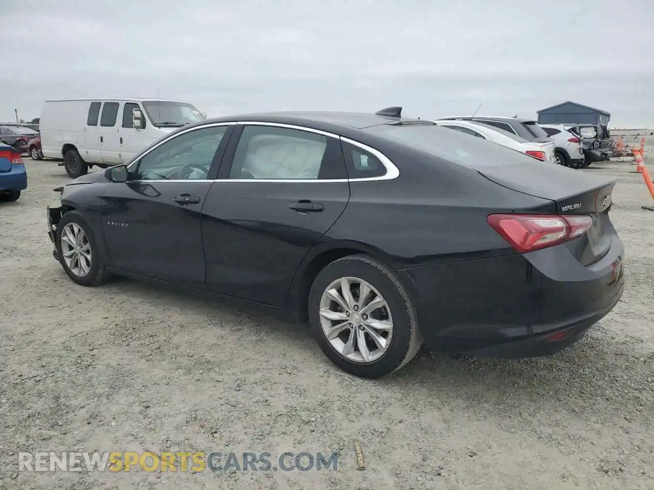 2 Photograph of a damaged car 1G1ZD5ST3MF064061 CHEVROLET MALIBU 2021
