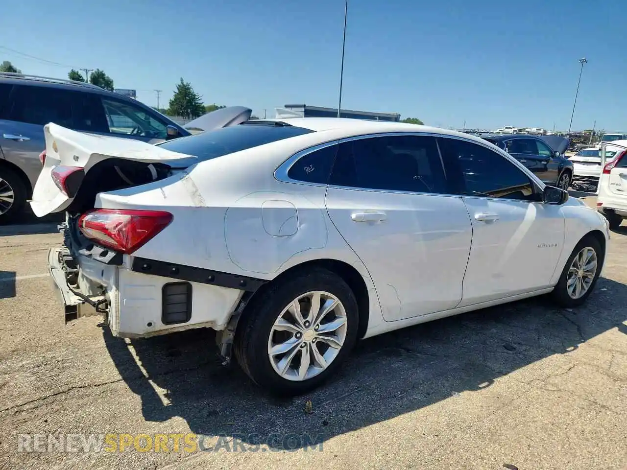 3 Photograph of a damaged car 1G1ZD5ST3MF067414 CHEVROLET MALIBU 2021