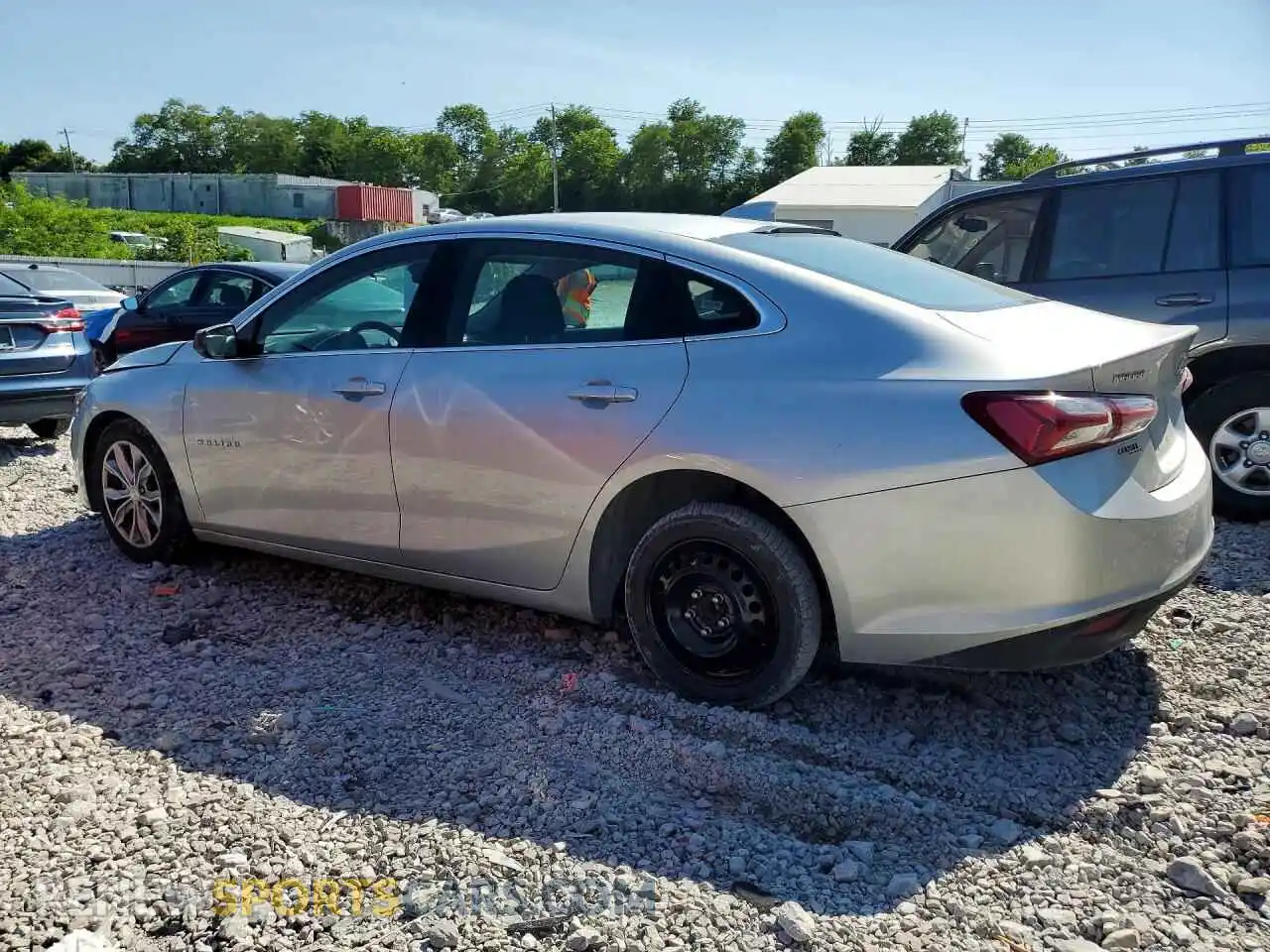 2 Photograph of a damaged car 1G1ZD5ST3MF069082 CHEVROLET MALIBU 2021