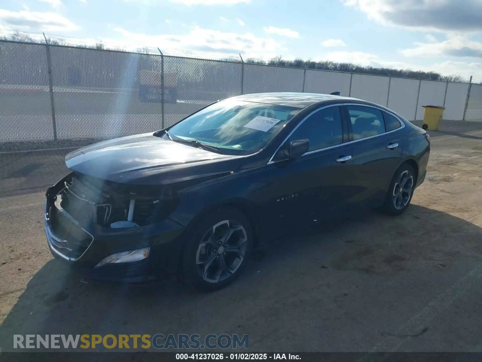 2 Photograph of a damaged car 1G1ZD5ST3MF070376 CHEVROLET MALIBU 2021