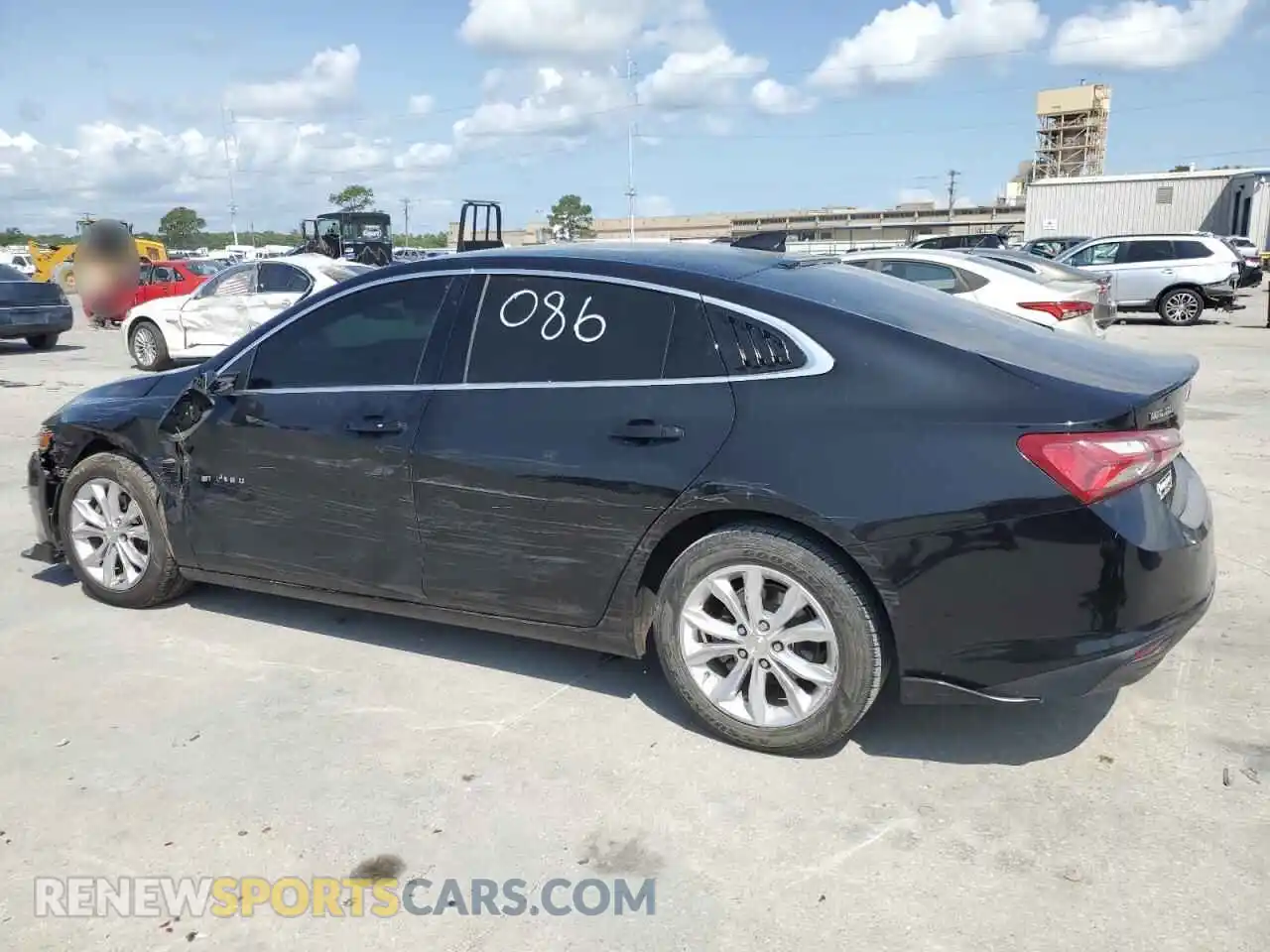2 Photograph of a damaged car 1G1ZD5ST3MF070488 CHEVROLET MALIBU 2021