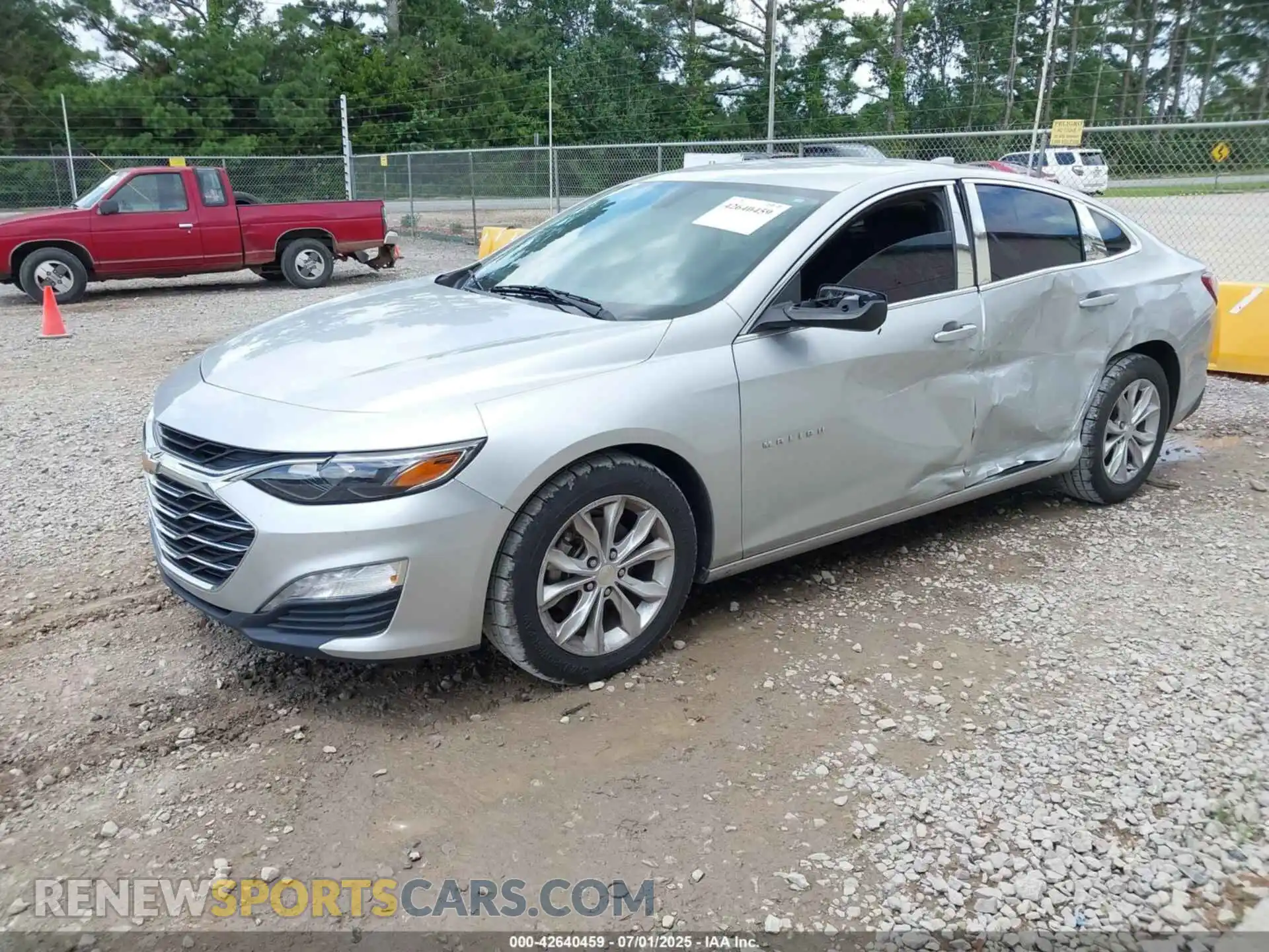 2 Photograph of a damaged car 1G1ZD5ST3MF070832 CHEVROLET MALIBU 2021