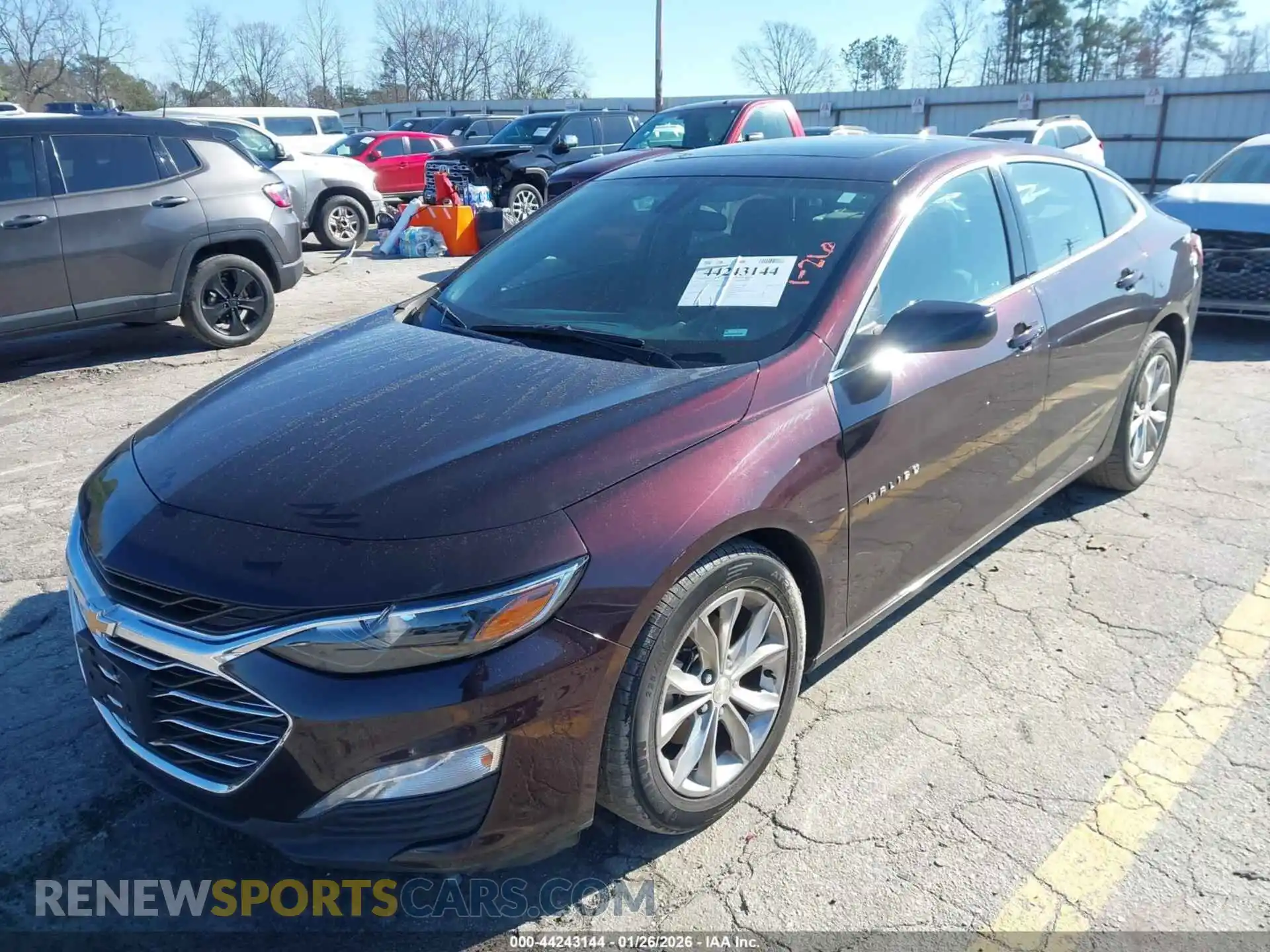 2 Photograph of a damaged car 1G1ZD5ST3MF074475 CHEVROLET MALIBU 2021