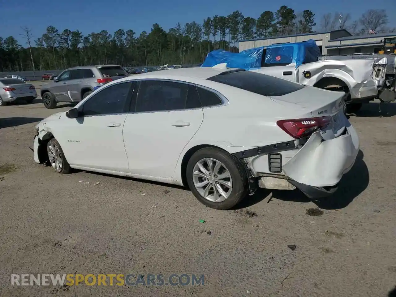 2 Photograph of a damaged car 1G1ZD5ST3MF075447 CHEVROLET MALIBU 2021