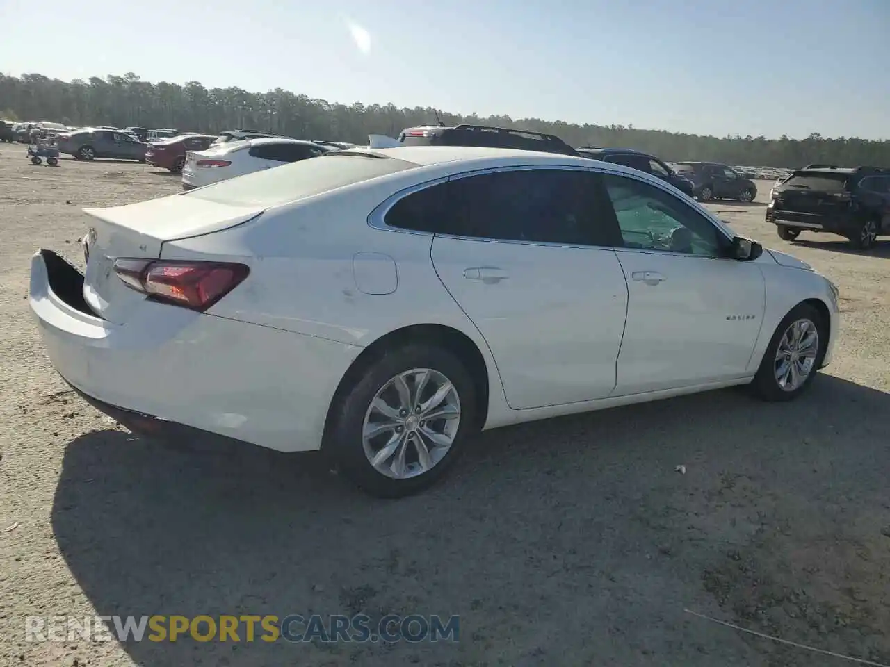 3 Photograph of a damaged car 1G1ZD5ST3MF075447 CHEVROLET MALIBU 2021