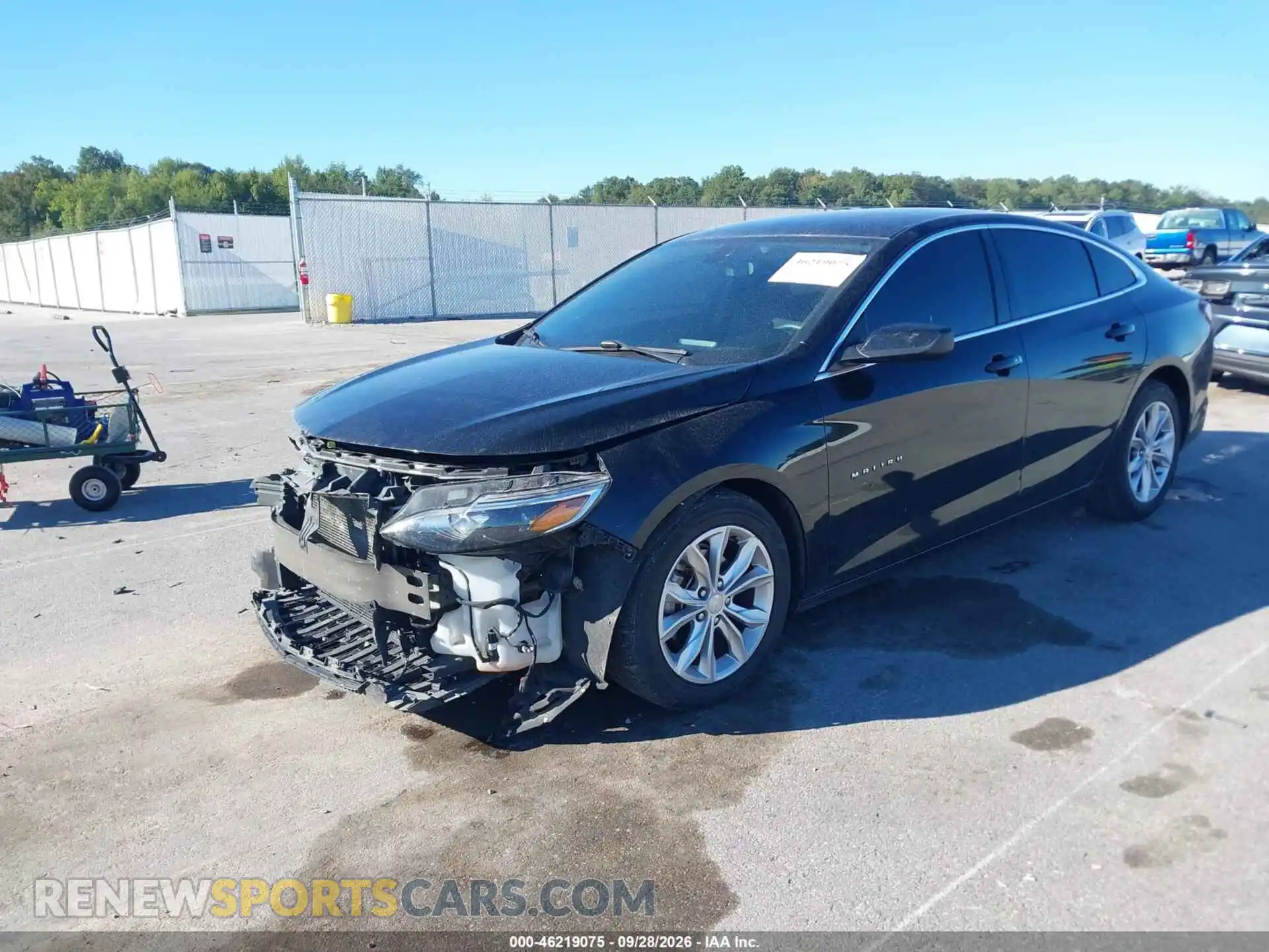 2 Photograph of a damaged car 1G1ZD5ST3MF075464 CHEVROLET MALIBU 2021