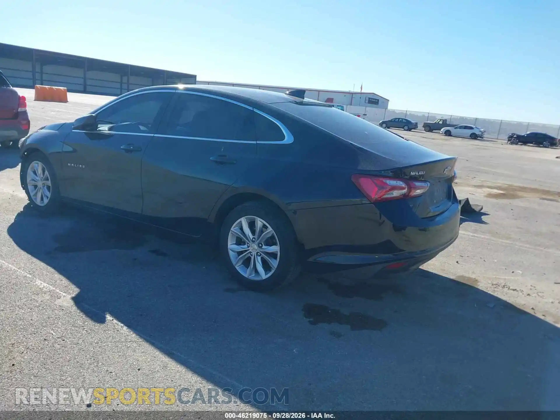 3 Photograph of a damaged car 1G1ZD5ST3MF075464 CHEVROLET MALIBU 2021