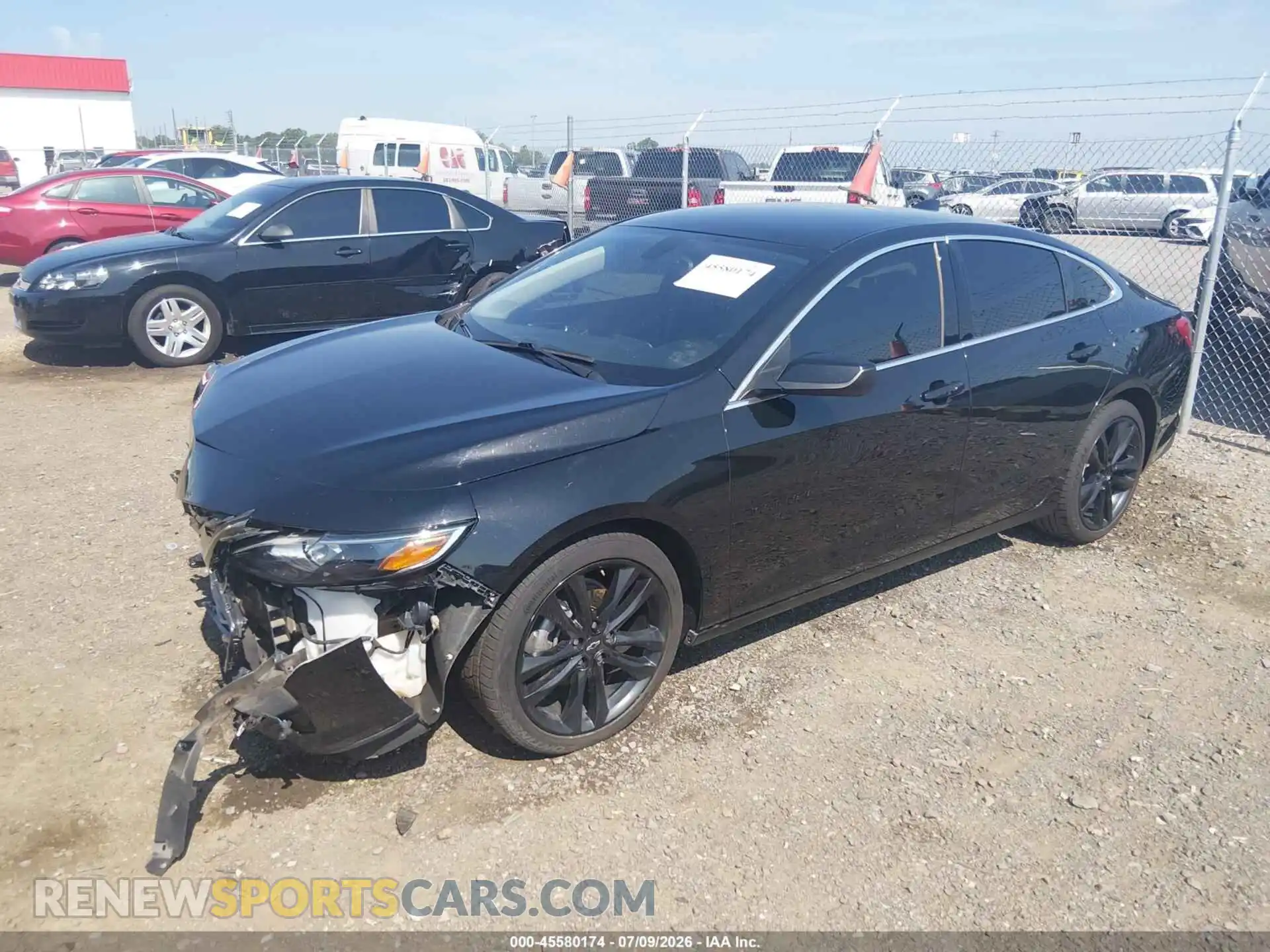 2 Photograph of a damaged car 1G1ZD5ST3MF077733 CHEVROLET MALIBU 2021