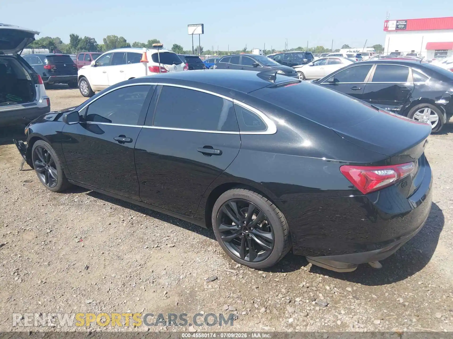 3 Photograph of a damaged car 1G1ZD5ST3MF077733 CHEVROLET MALIBU 2021