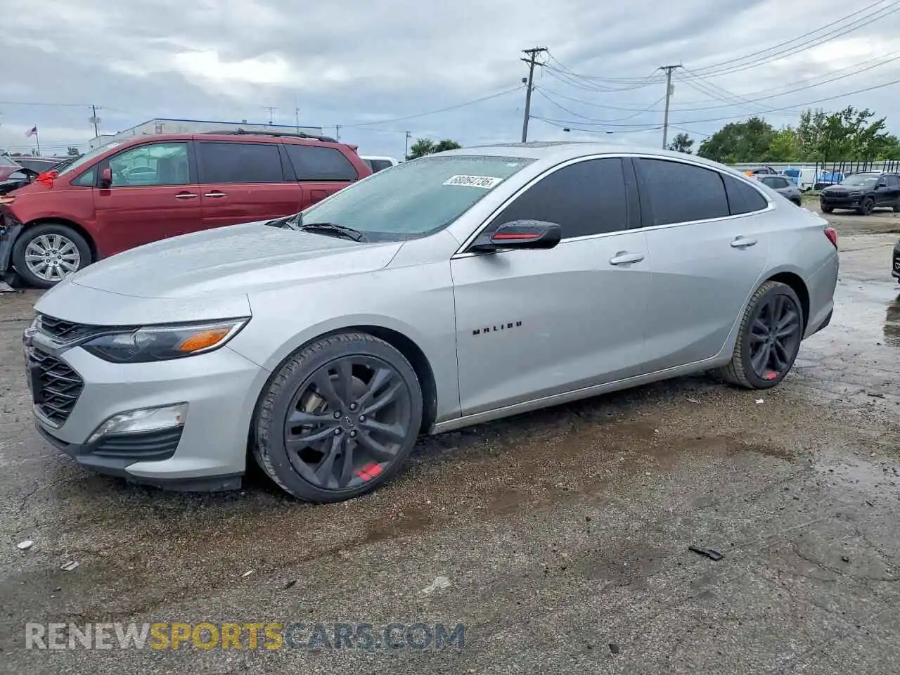 1 Photograph of a damaged car 1G1ZD5ST3MF087565 CHEVROLET MALIBU 2021