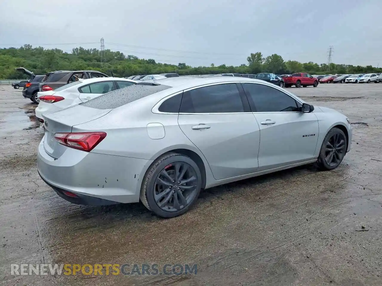 3 Photograph of a damaged car 1G1ZD5ST3MF087565 CHEVROLET MALIBU 2021