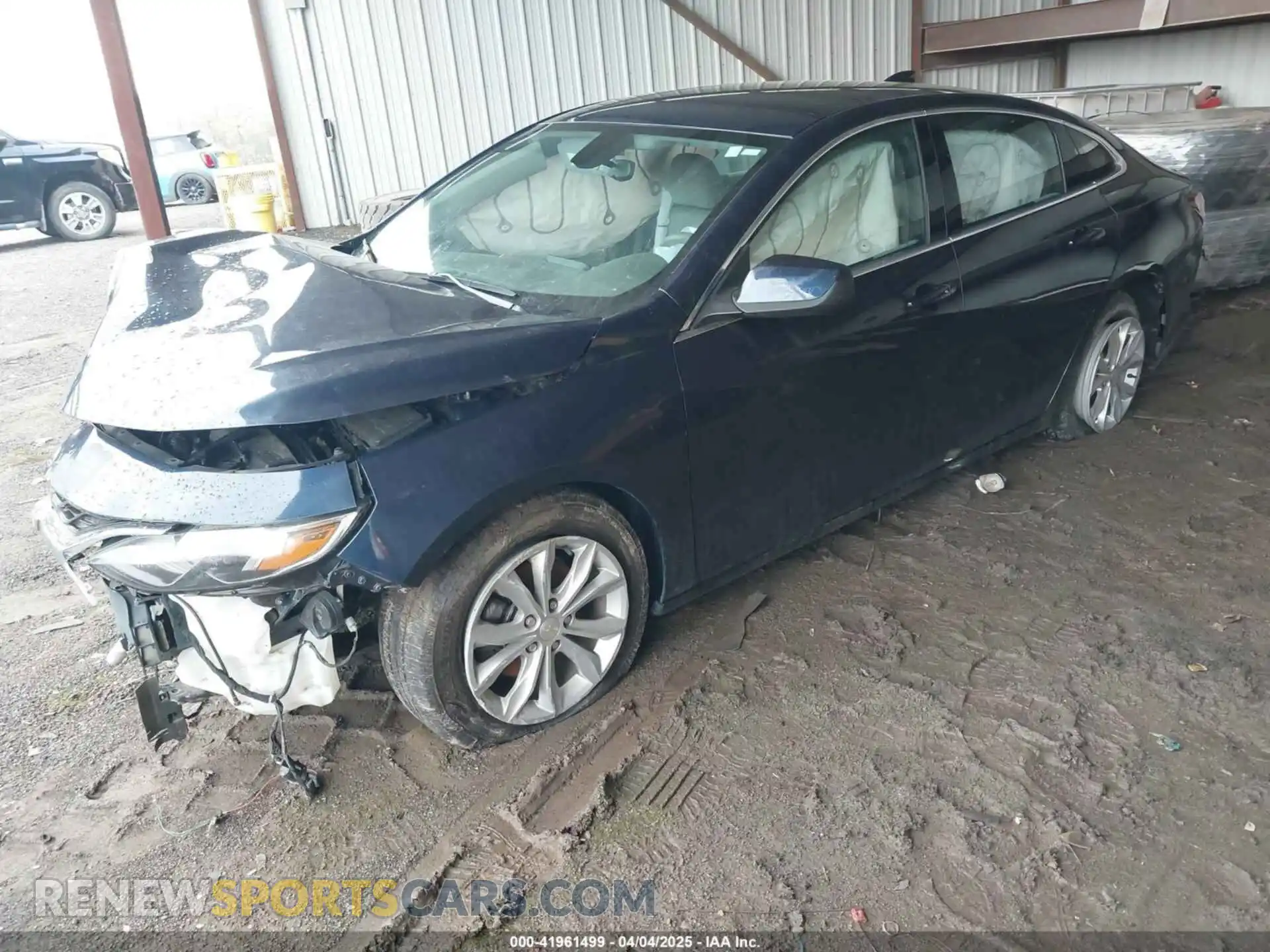 2 Photograph of a damaged car 1G1ZD5ST4MF003768 CHEVROLET MALIBU 2021