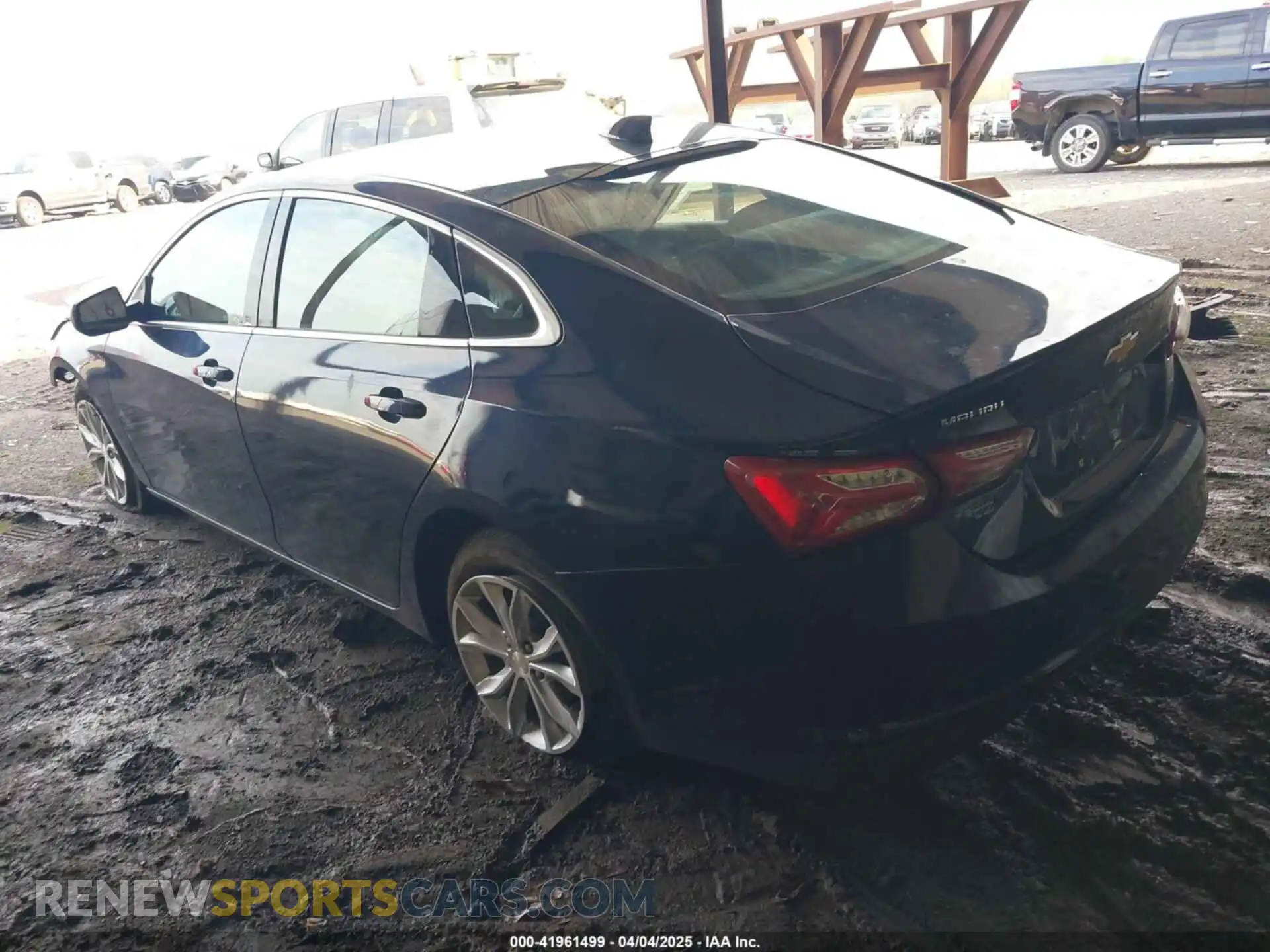 3 Photograph of a damaged car 1G1ZD5ST4MF003768 CHEVROLET MALIBU 2021