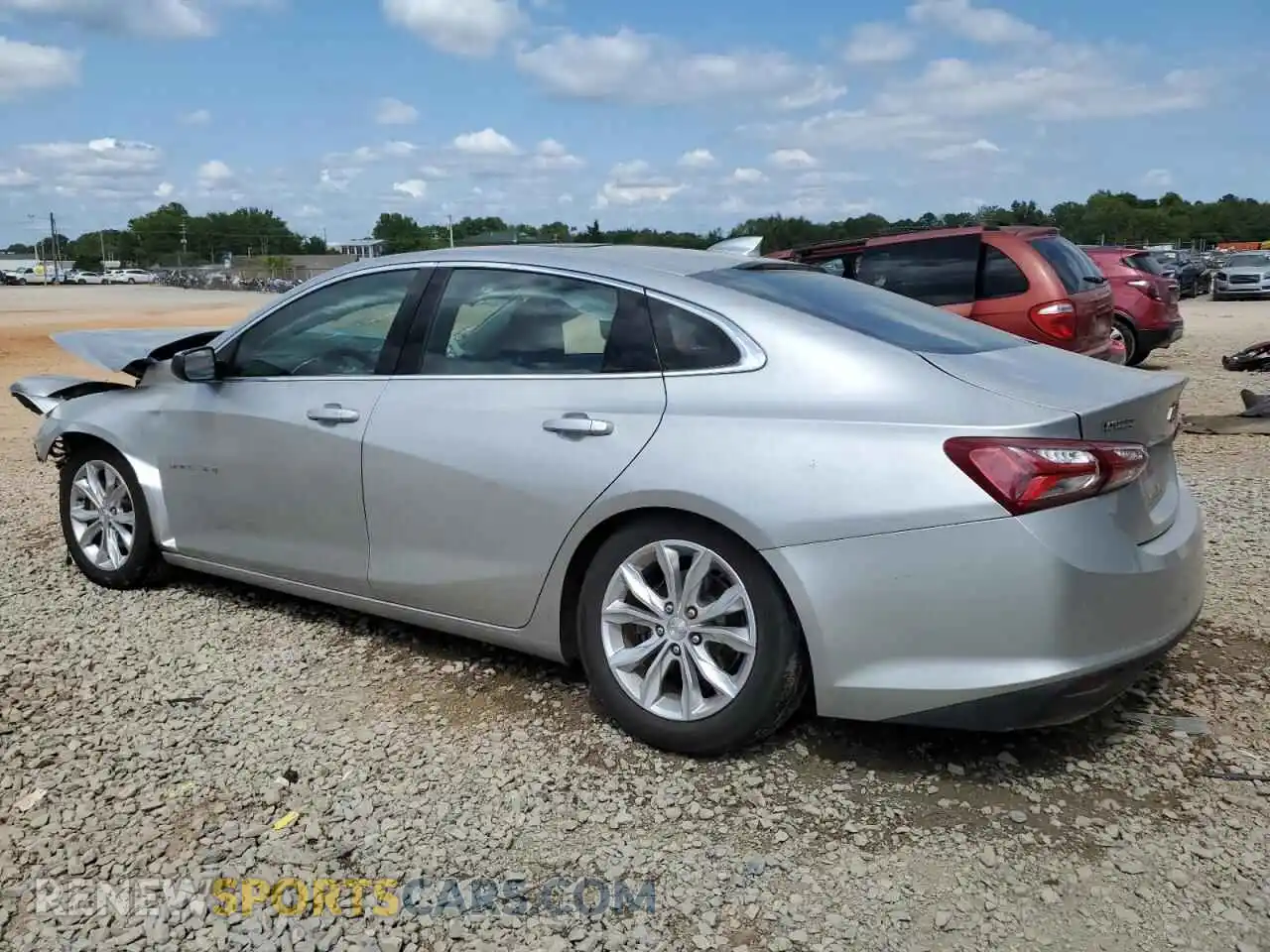 2 Photograph of a damaged car 1G1ZD5ST4MF004242 CHEVROLET MALIBU 2021