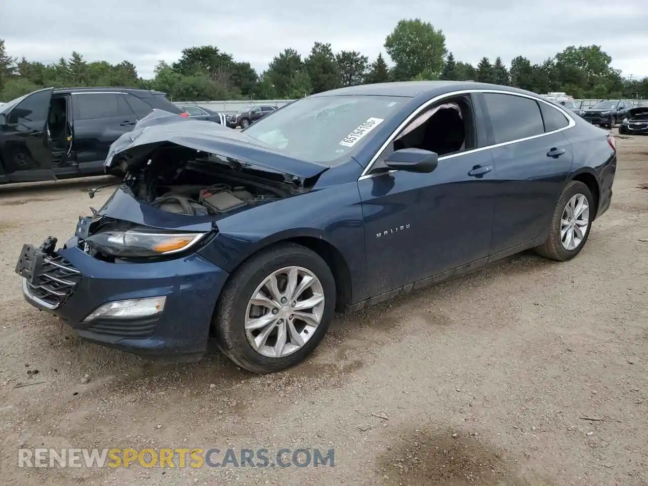 1 Photograph of a damaged car 1G1ZD5ST4MF005228 CHEVROLET MALIBU 2021