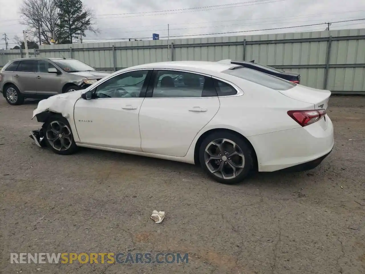 2 Photograph of a damaged car 1G1ZD5ST4MF007156 CHEVROLET MALIBU 2021