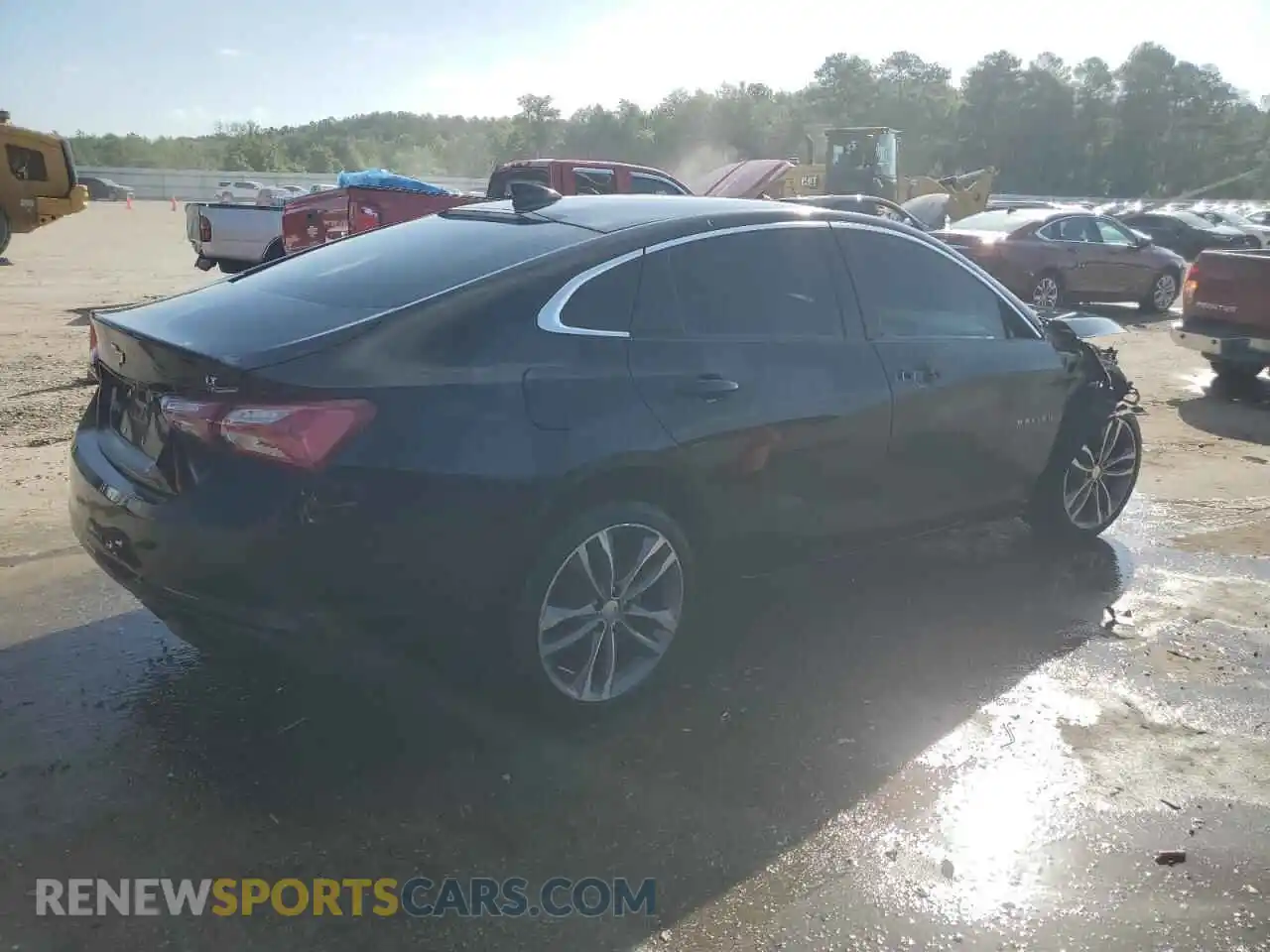 3 Photograph of a damaged car 1G1ZD5ST4MF019226 CHEVROLET MALIBU 2021