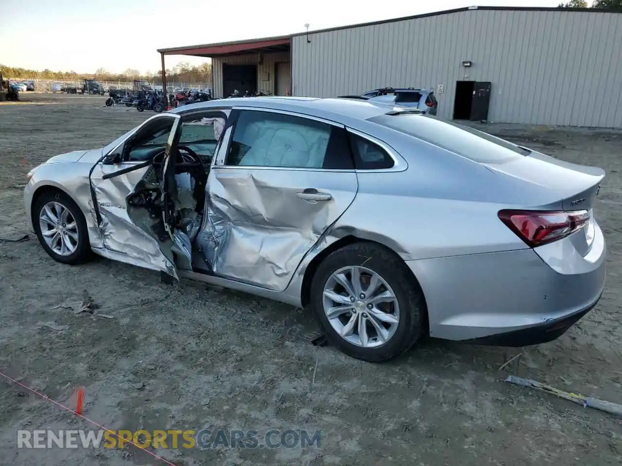2 Photograph of a damaged car 1G1ZD5ST4MF024202 CHEVROLET MALIBU 2021