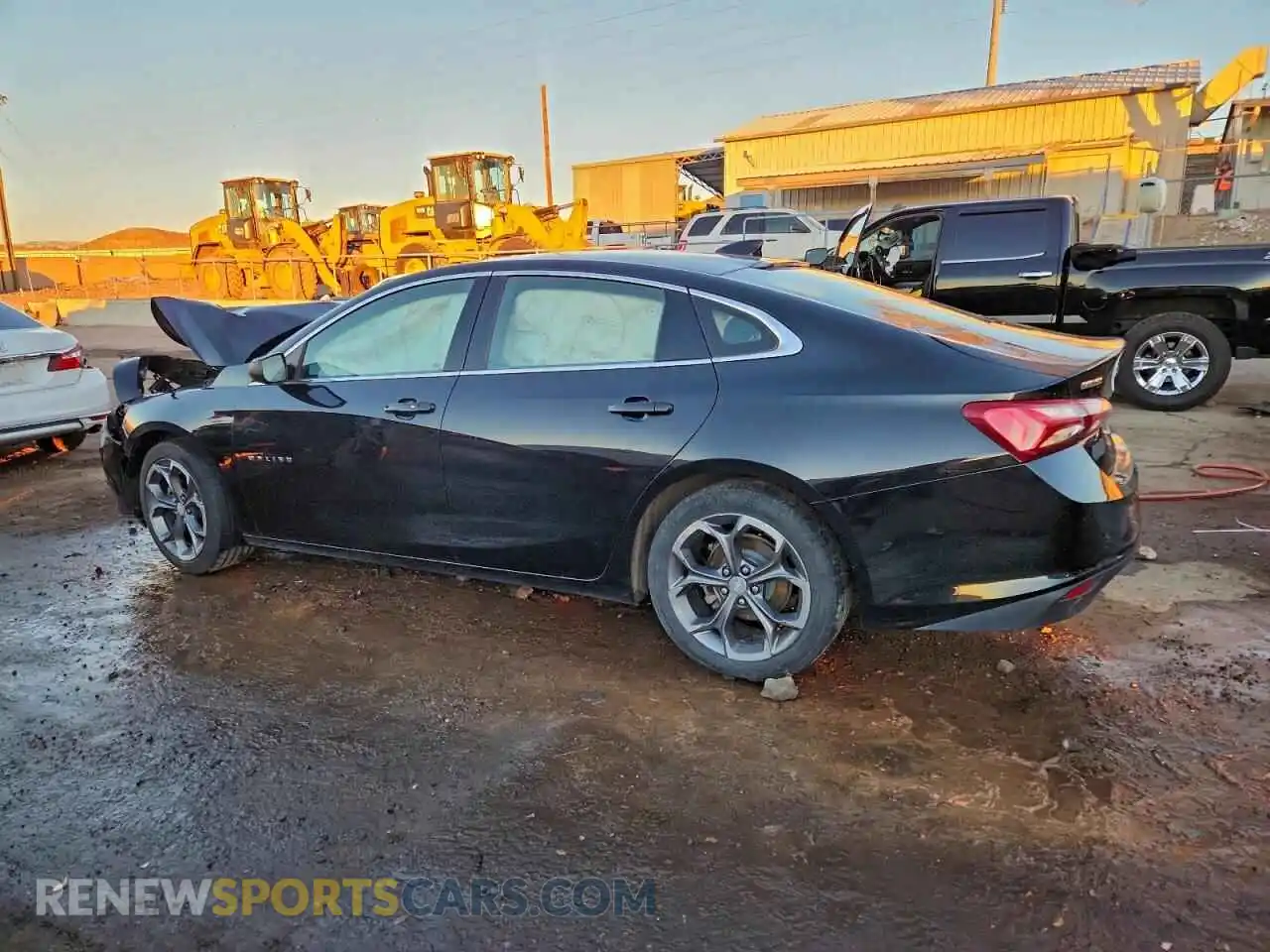 2 Photograph of a damaged car 1G1ZD5ST4MF031733 CHEVROLET MALIBU 2021