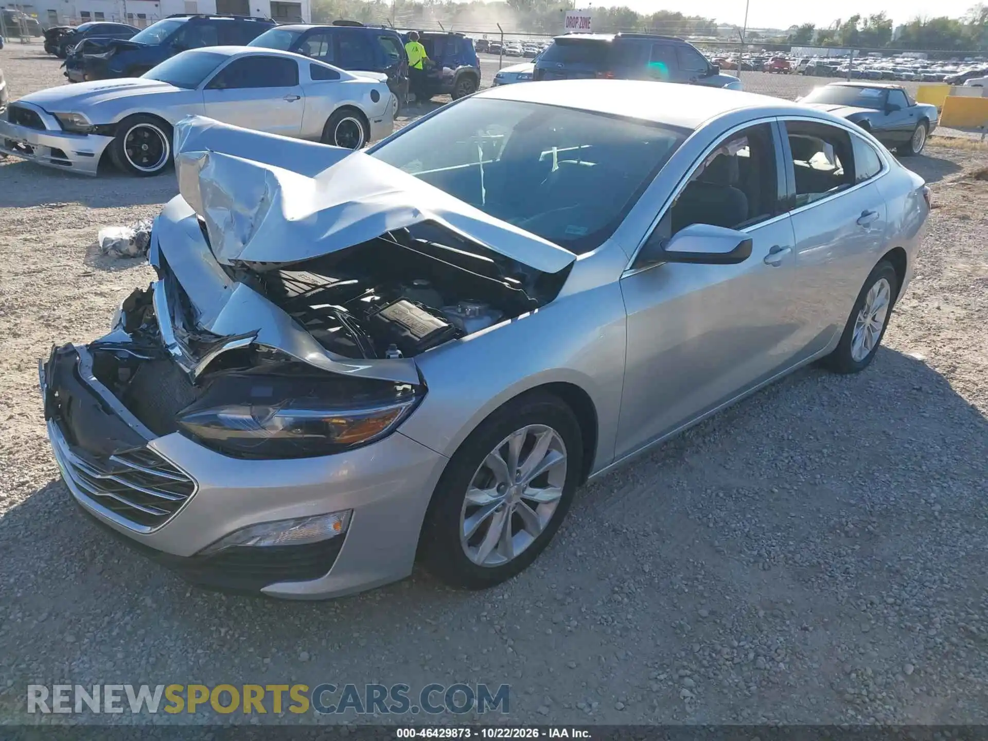 2 Фотография поврежденного автомобиля 1G1ZD5ST4MF044157 CHEVROLET MALIBU 2021